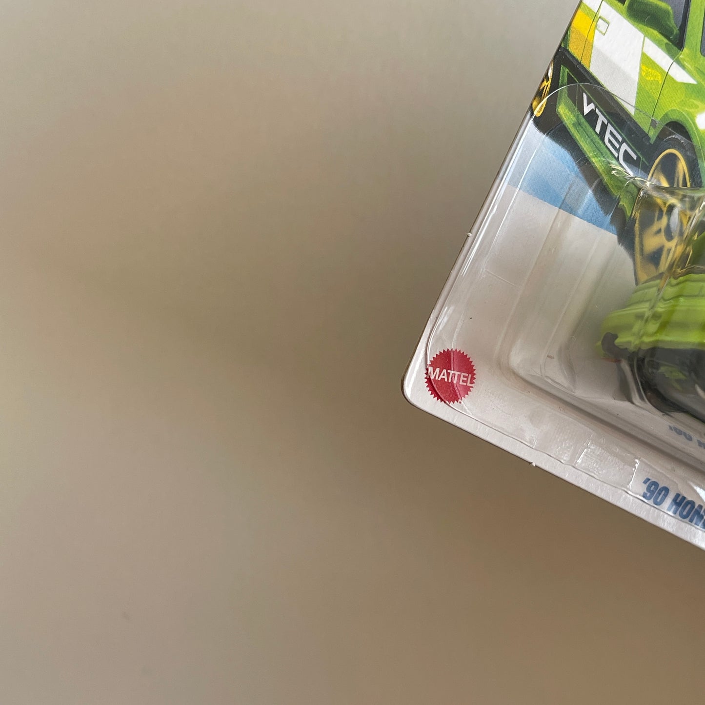 Hot Wheels '90 Honda Civic EF (Green) Short Card (Damaged) HW: '70s vs. '90s 28/250