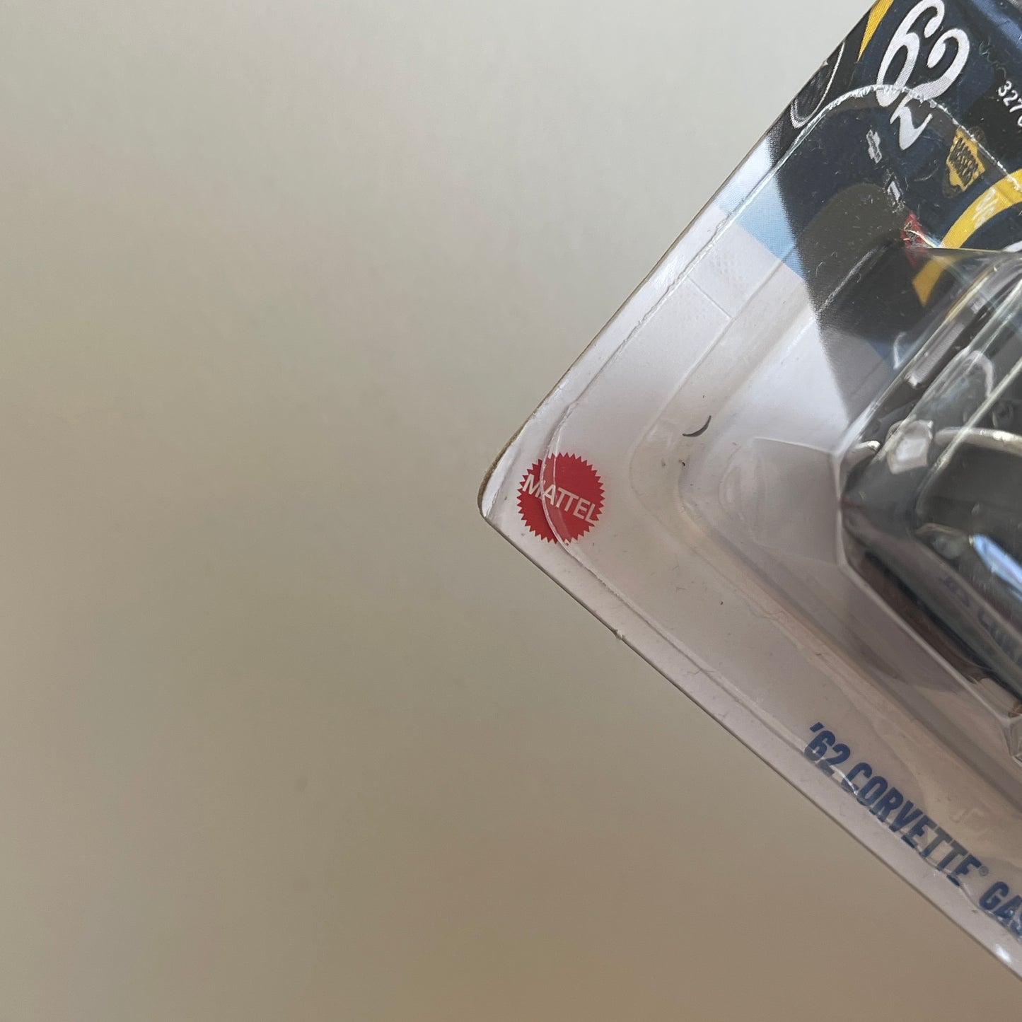Hot Wheels '62 Corvette Gasser (Gray) Short Card (Damaged) HW Revers Rake 182/250 Super Treasure Hunt