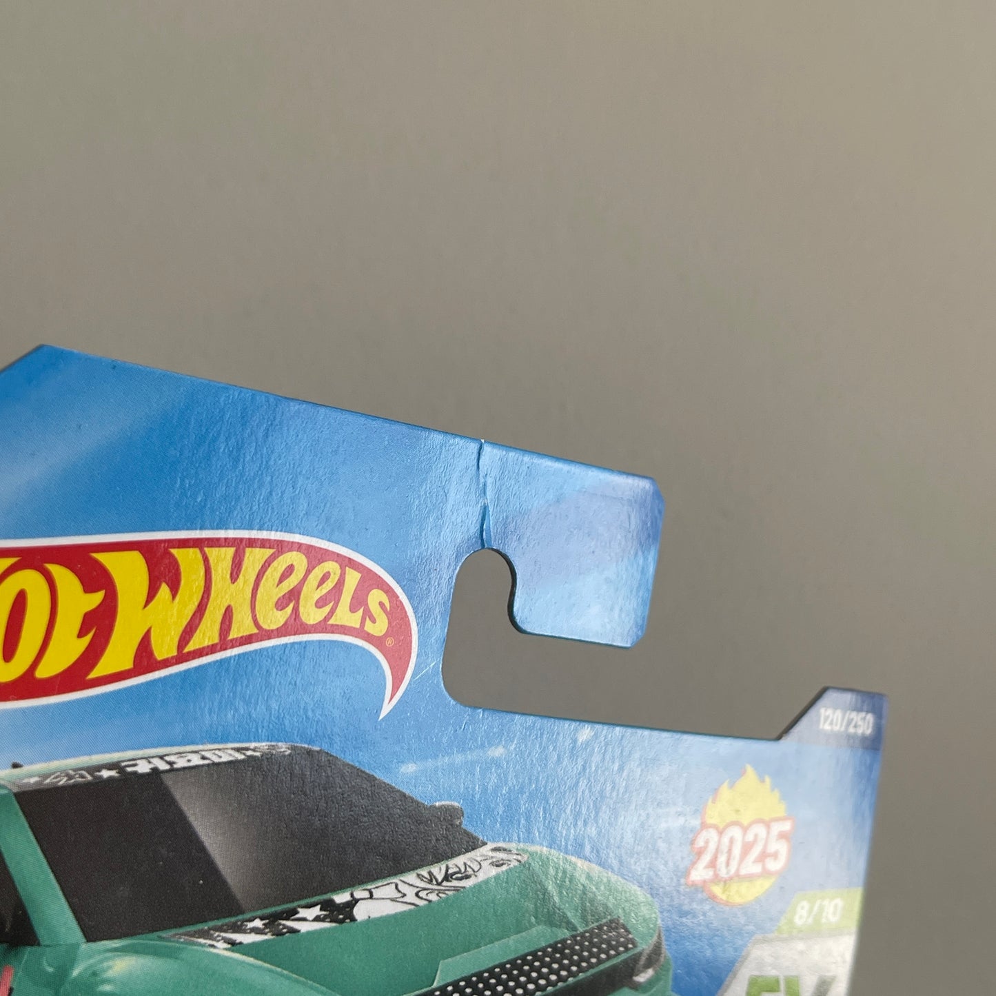 Hot Wheels Custom Kia EV6 (Turquise) Short Card (Damaged) HW EV 120/250