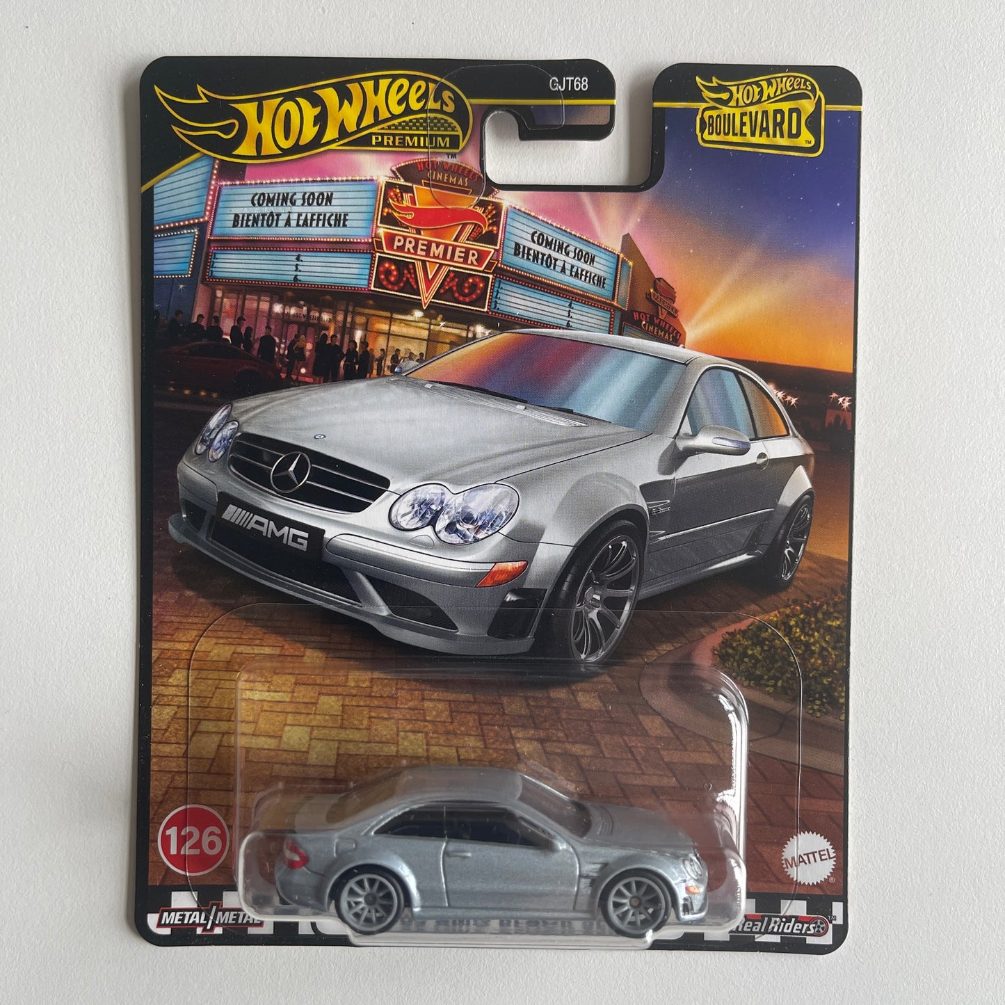 Hot Wheels Boulevard #126 2008 Mercedes-Benz CLK 63 AMG Black Series