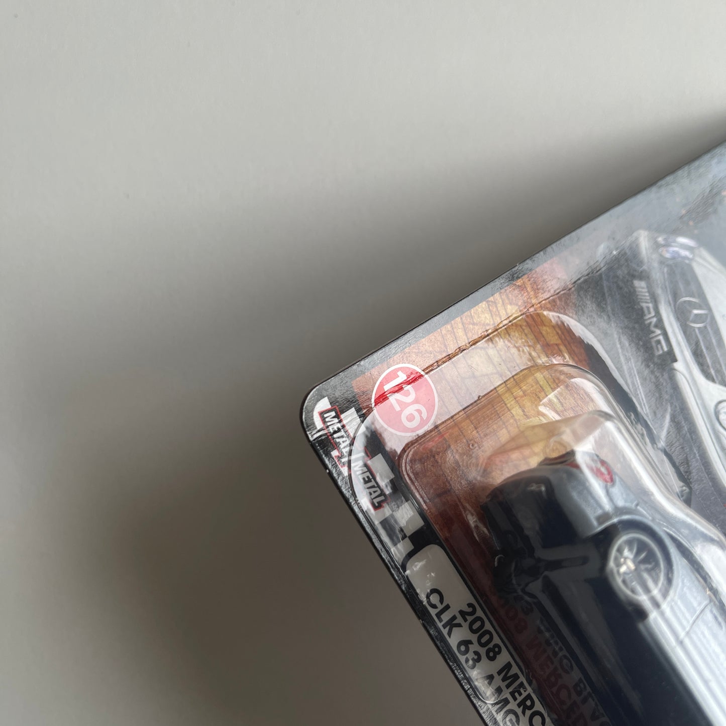 Hot Wheels Boulevard #126 2008 Mercedes-Benz CLK 63 AMG Black Series (Damaged)