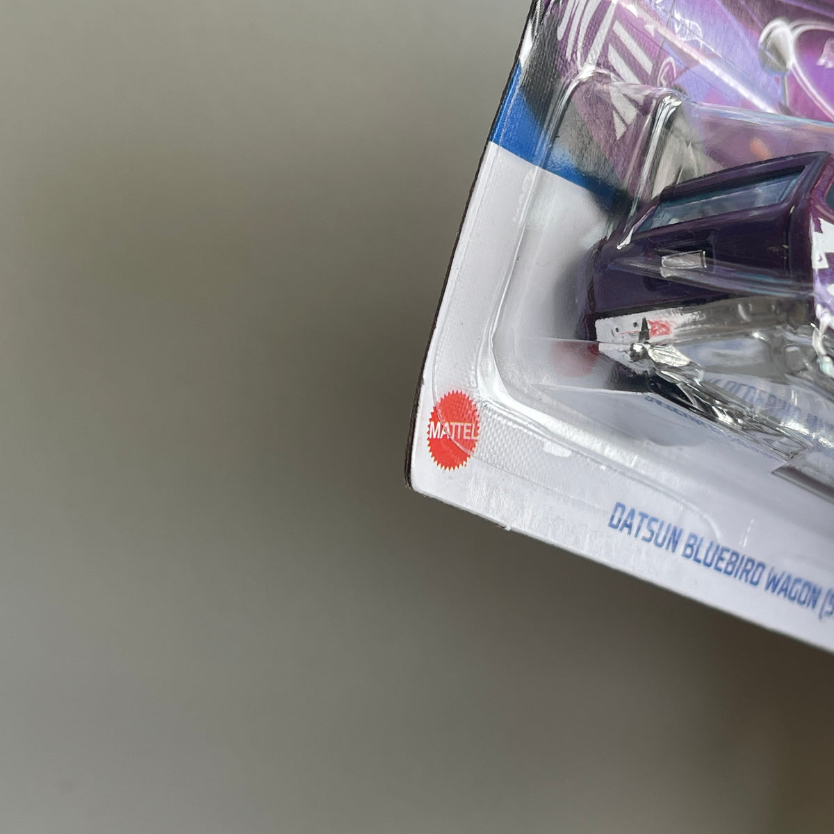 Hot Wheels Datsun Bluebird Wagon (510) (Purple) Short Card (Damaged) HW Wagons 235/250