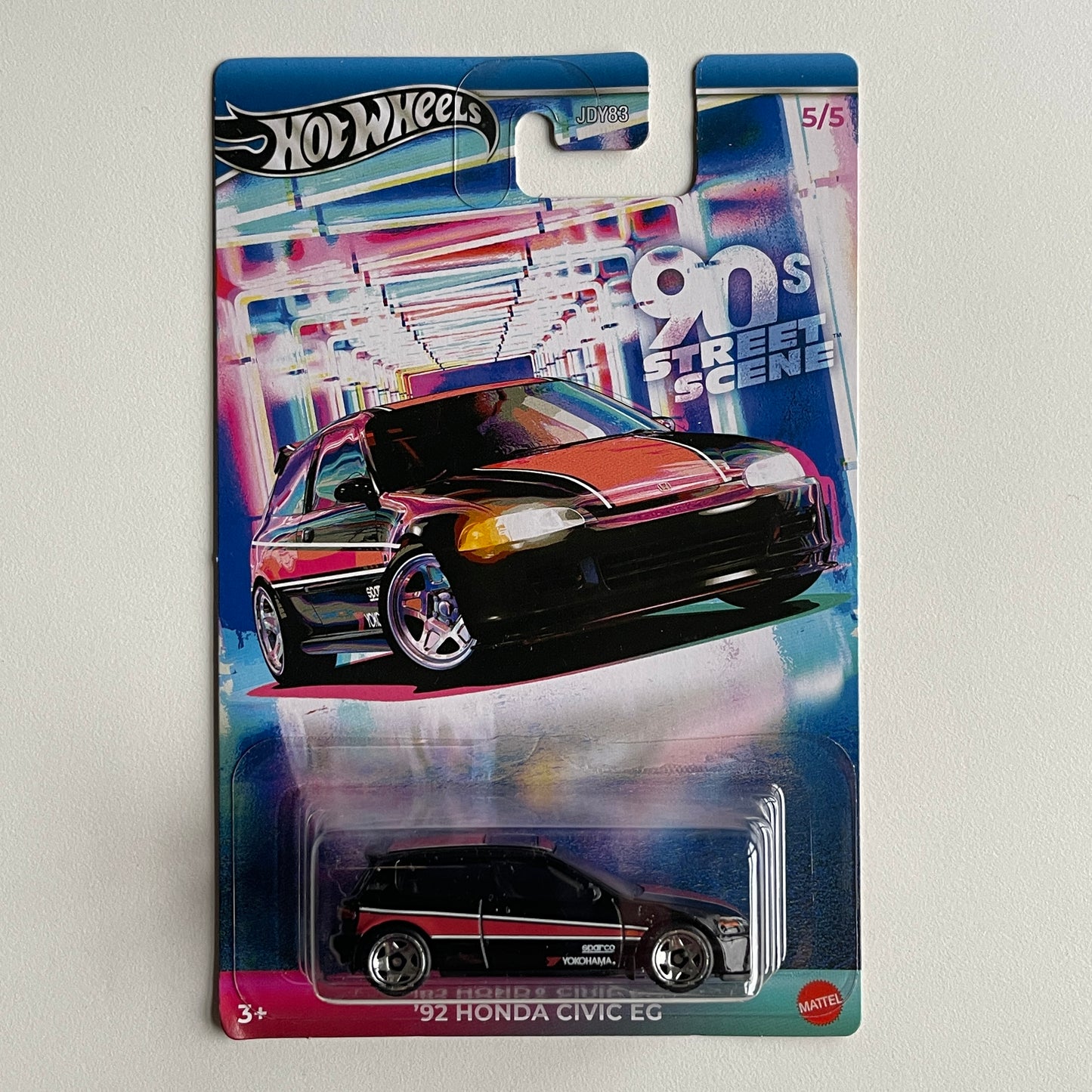 Hot Wheels 90's Street Scene '92 Honda Civic EG 5/5 (Damaged)
