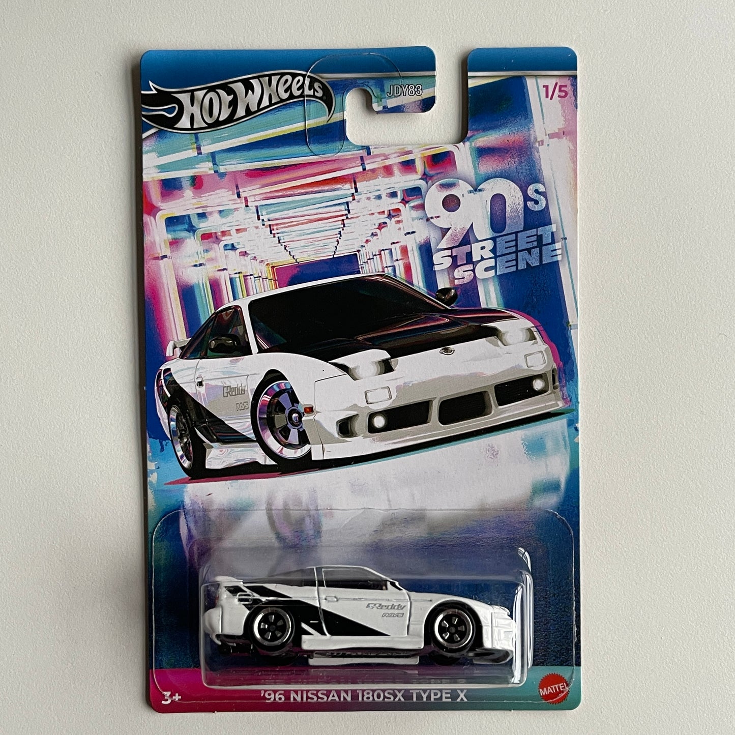 Hot Wheels 90's Street Scene '96 Nissan 180SX Type X 1/5