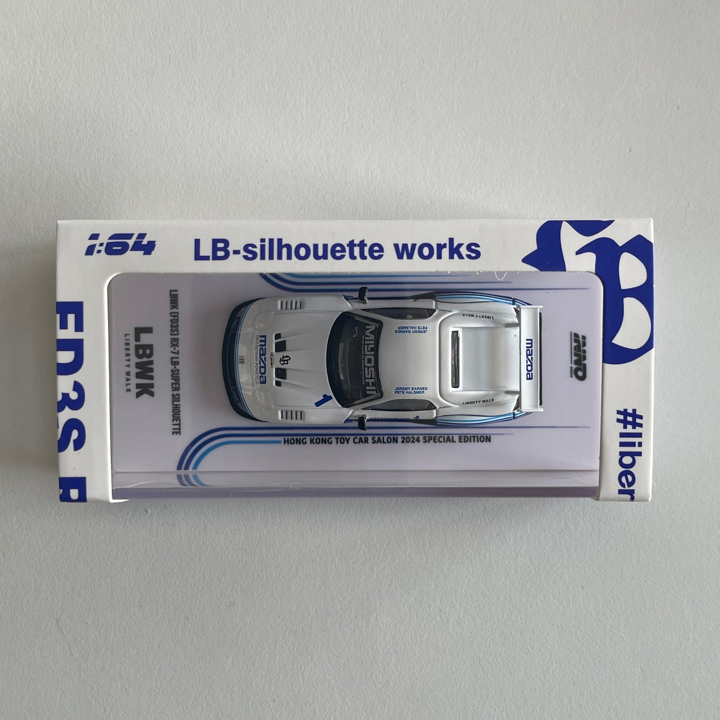 Inno64 Mazda RX7 (FD3S) LB-Super Silhouette Hong Kong Toy Car Salon 2024 Special Edition