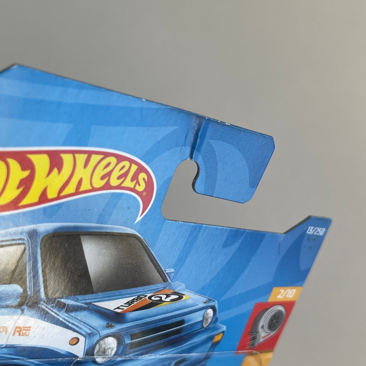 Hot Wheels '85 Honda City Turbo II (Blue) Short Card (Damaged) HW Turbo 13/250
