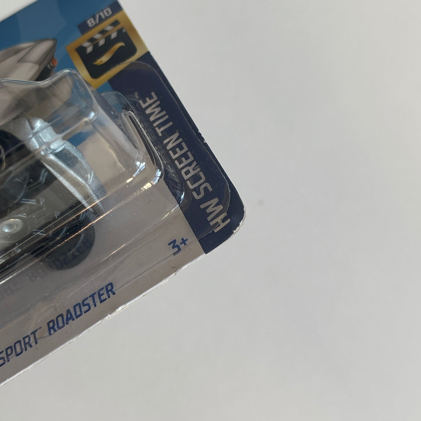 Hot Wheels Fast & Furious Corvette Grand Sport Roadster (Grey) Short Card (Damaged) HW Screen Time 154/250
