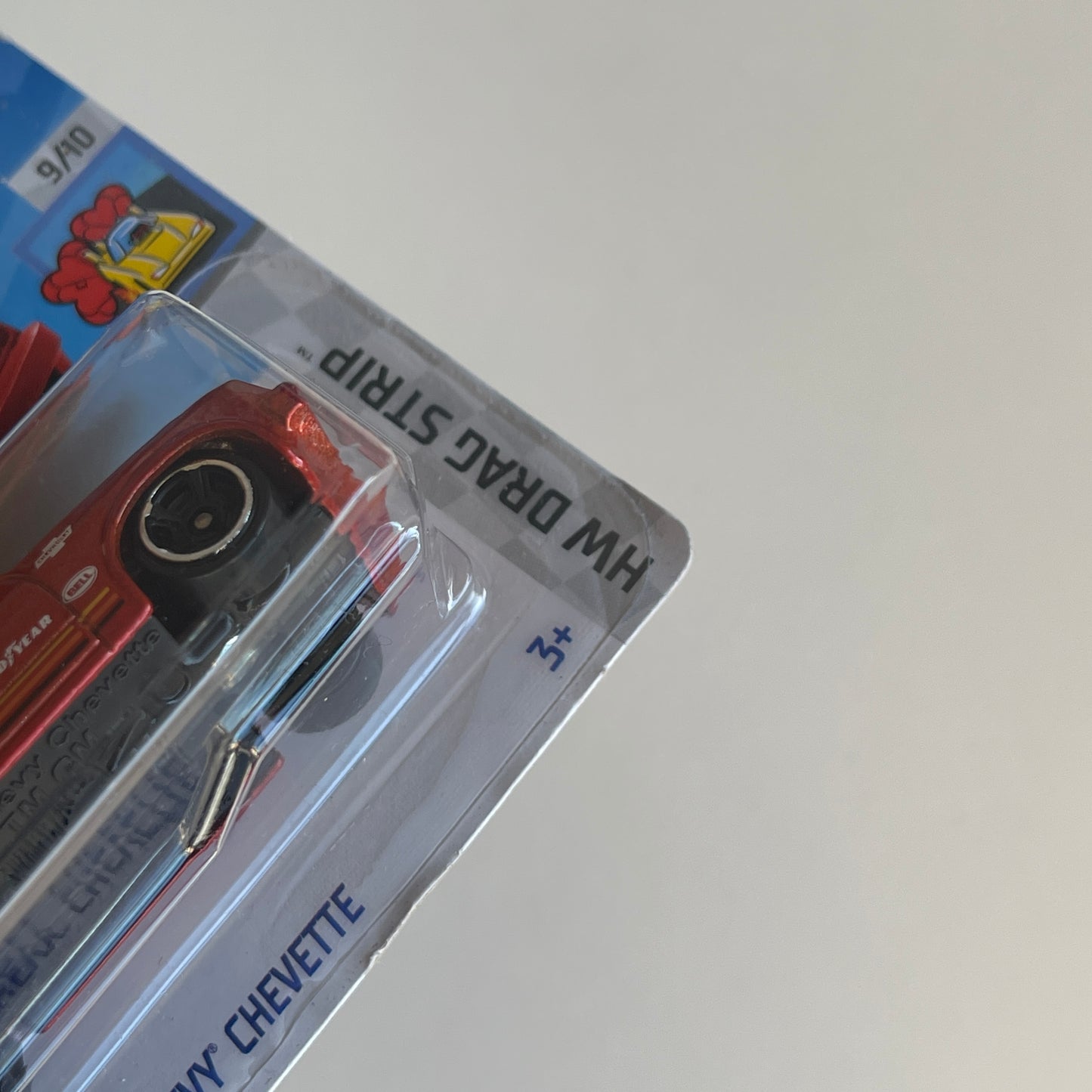 Hot Wheels '76 Chevy Chevette (Red) Short Card (Damaged) HW Drag Strip 197/250