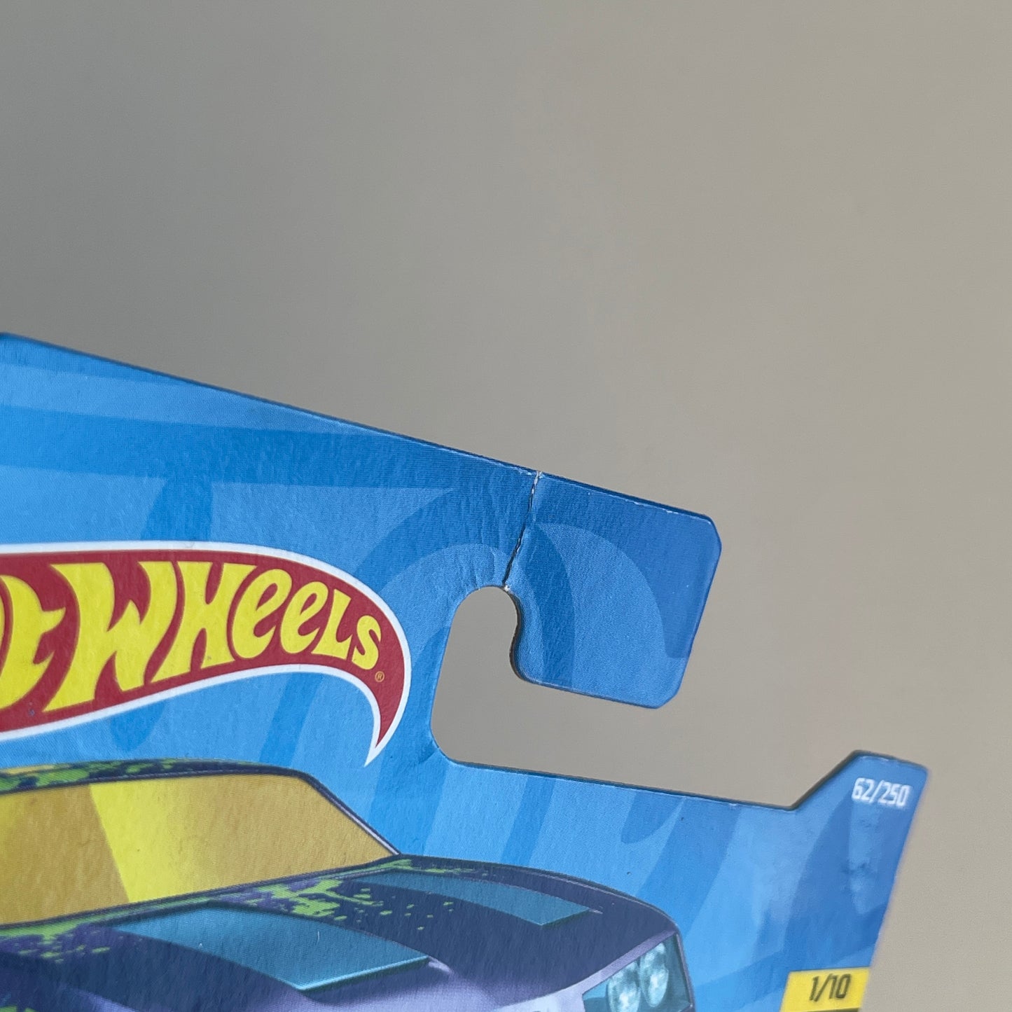 Hot Wheels Bully Goat (Purple) Short Card (Damaged) HW Art Cars 62/250