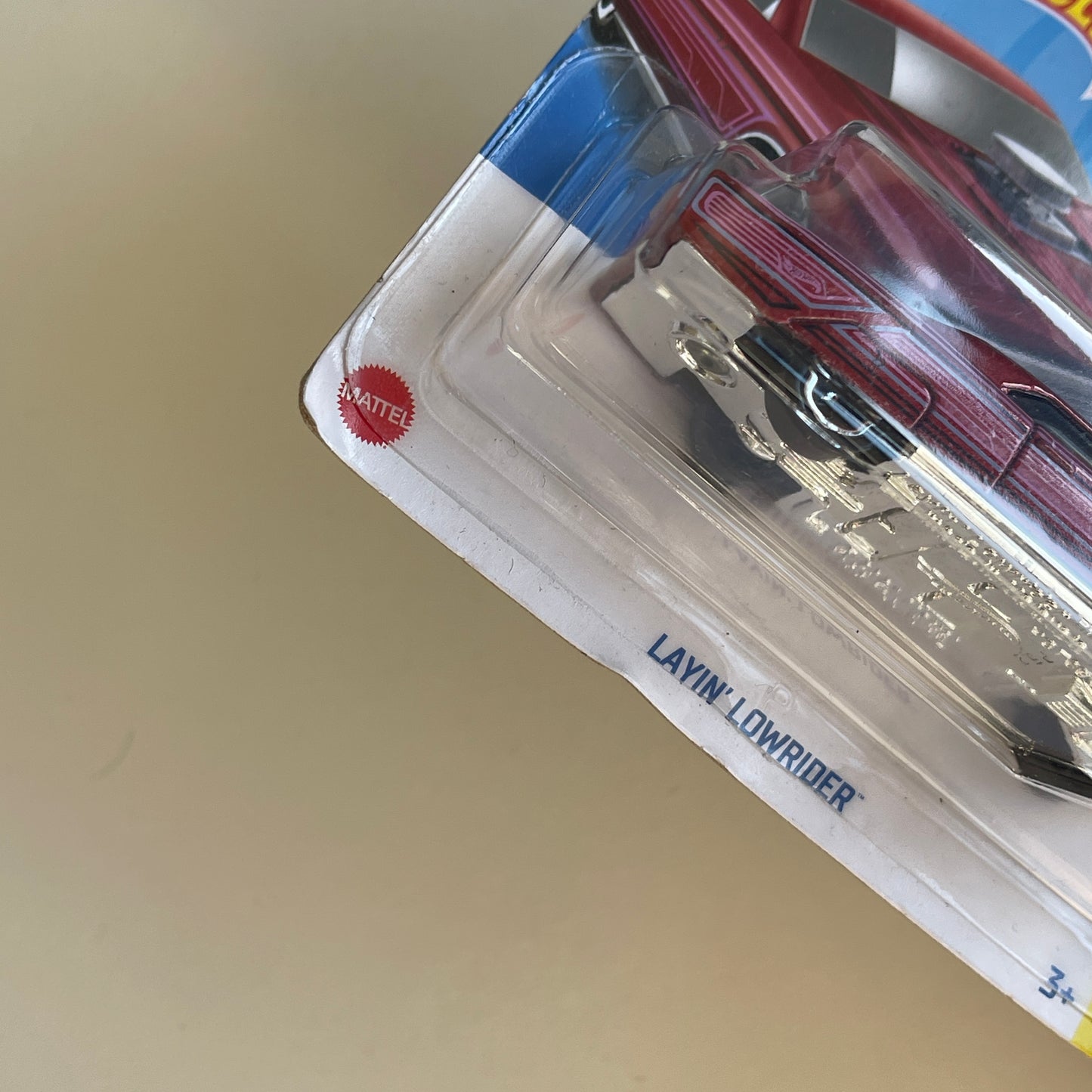 Hot Wheels Layin' Lowrider (Red) Short Card (Damaged) Experimotors 128/250