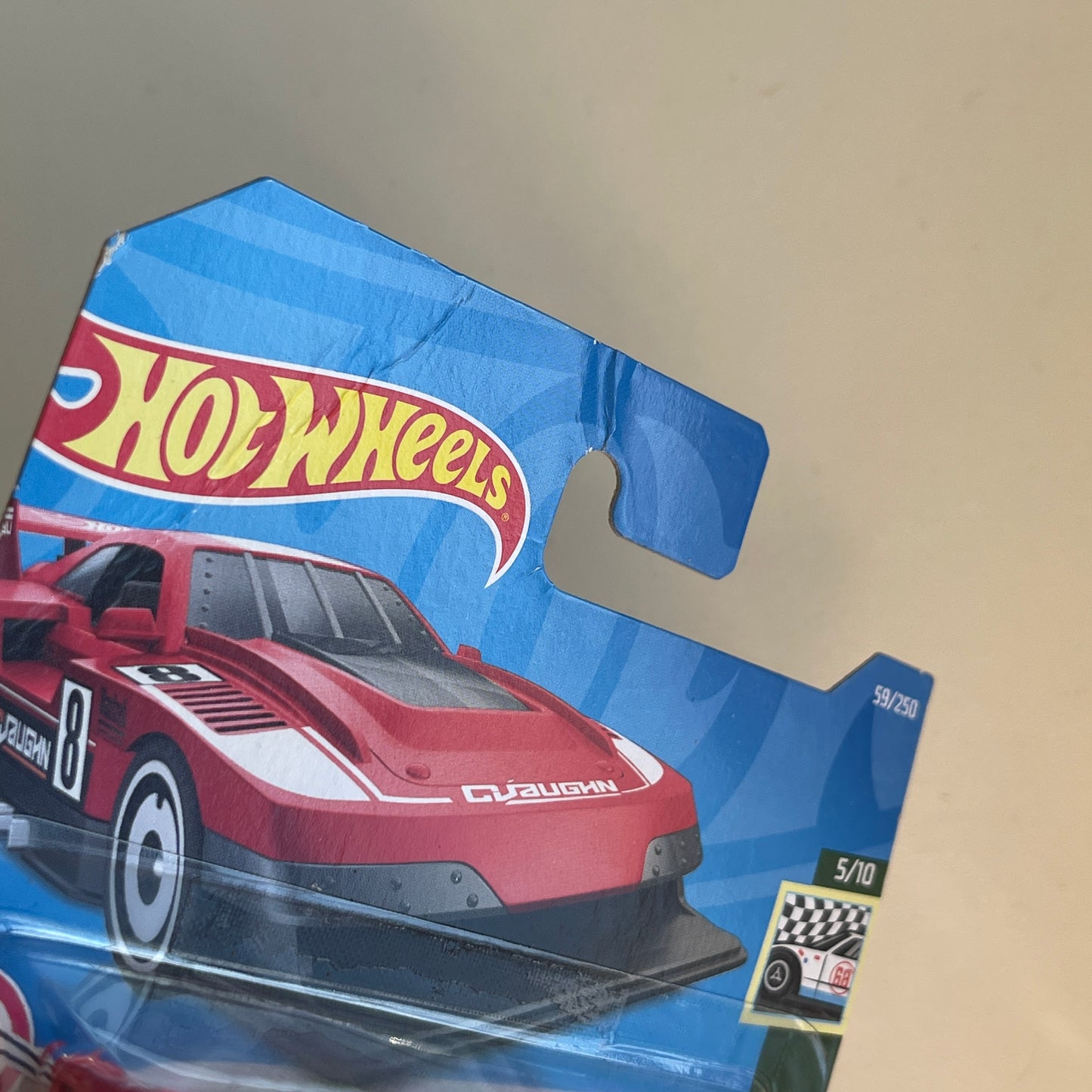 Hot Wheels GT-Scorcher (Red) Short Card (Damaged) Retro Racers 59/250