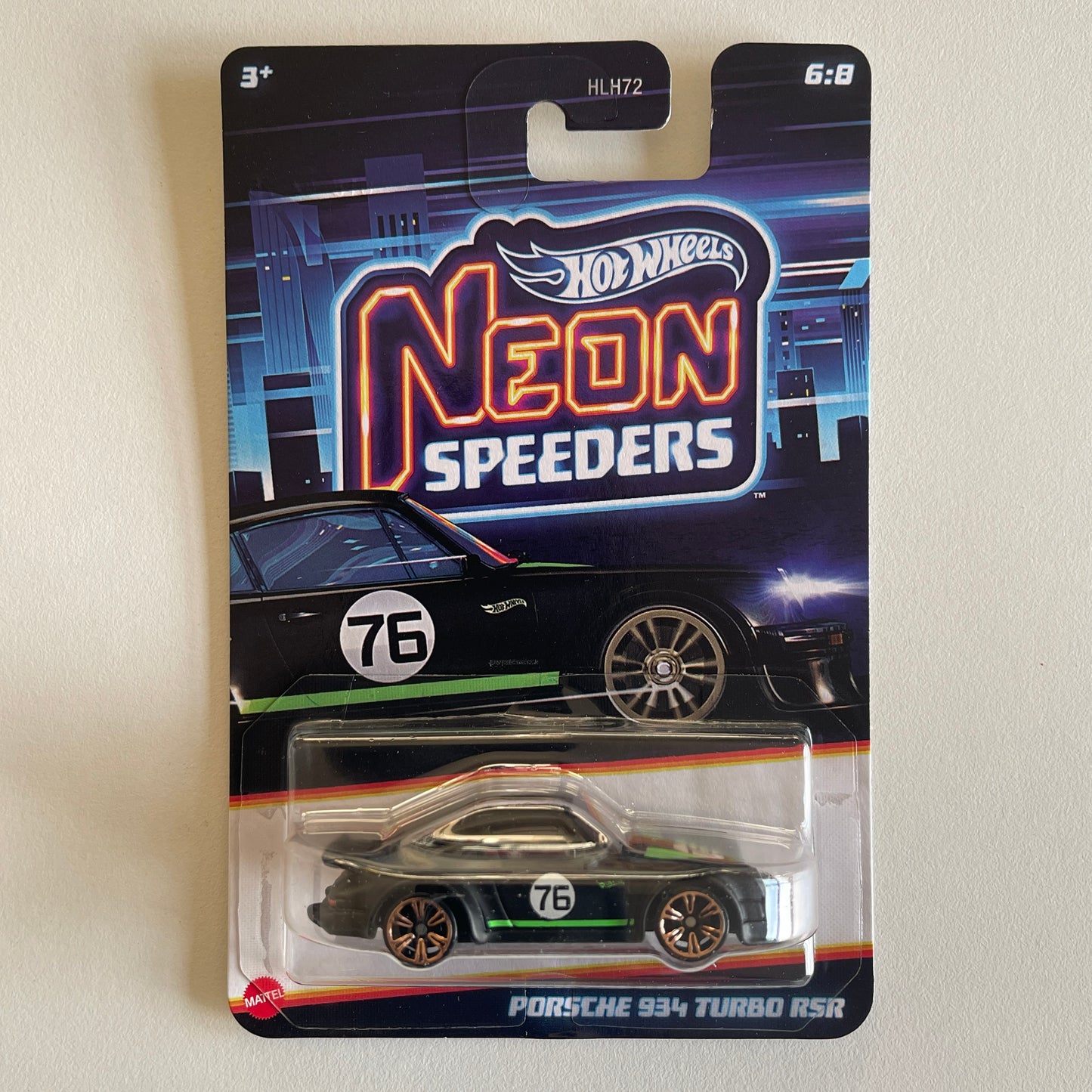 Hot Wheels Neon Speeders Porsche 934 Turbo RSR (Damaged)