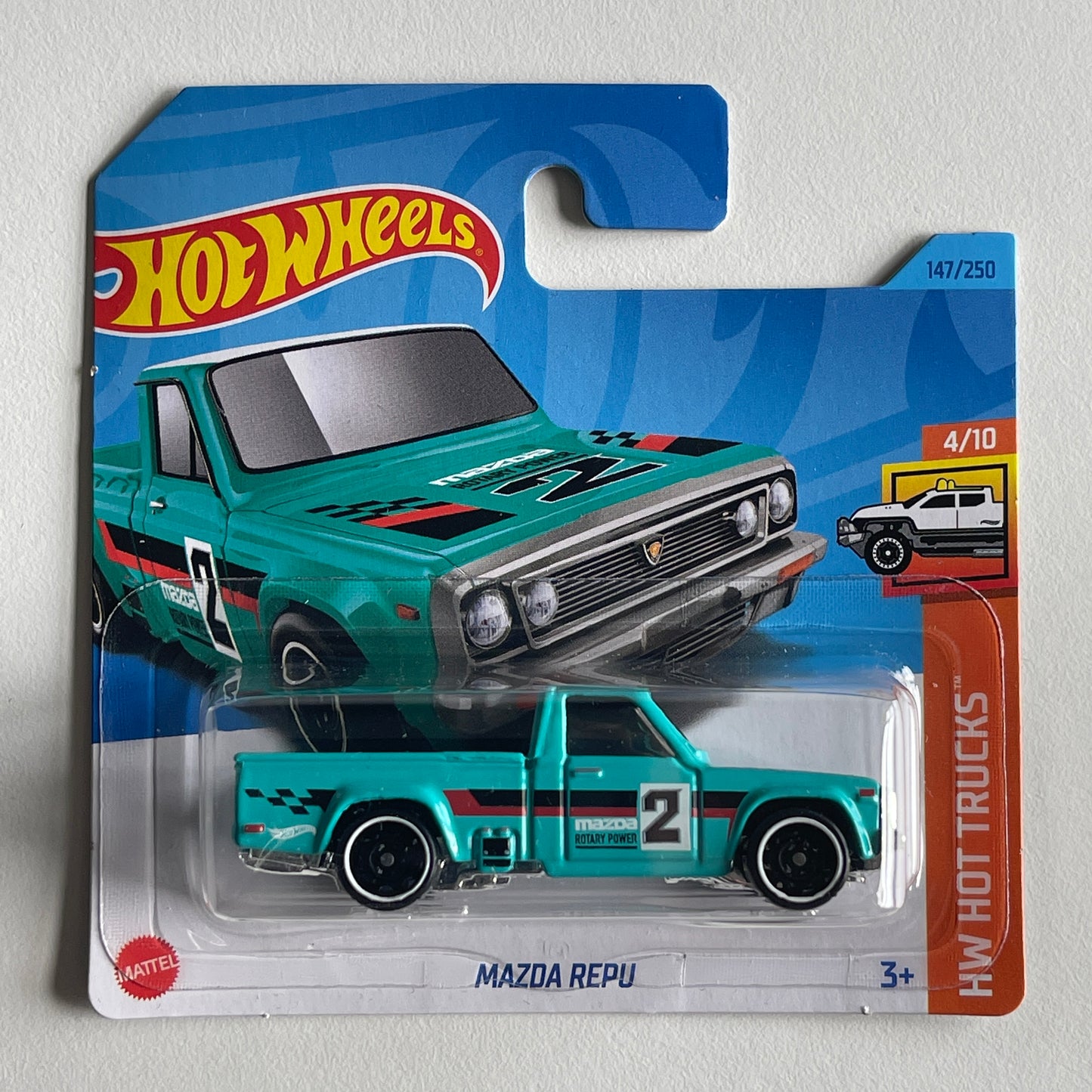 Hot Wheels Mazda Repu (Turqoise) Short Card HW Hot Trucks 147/250