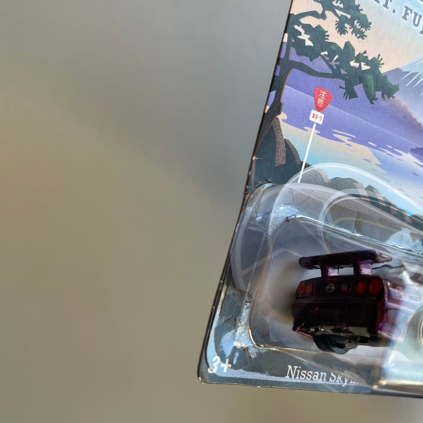 Hot Wheels Nissan Skyline GTR (R34) (Purple) Long Card (Damaged) HW Road Trippin' Mt. Fuji Touge Road