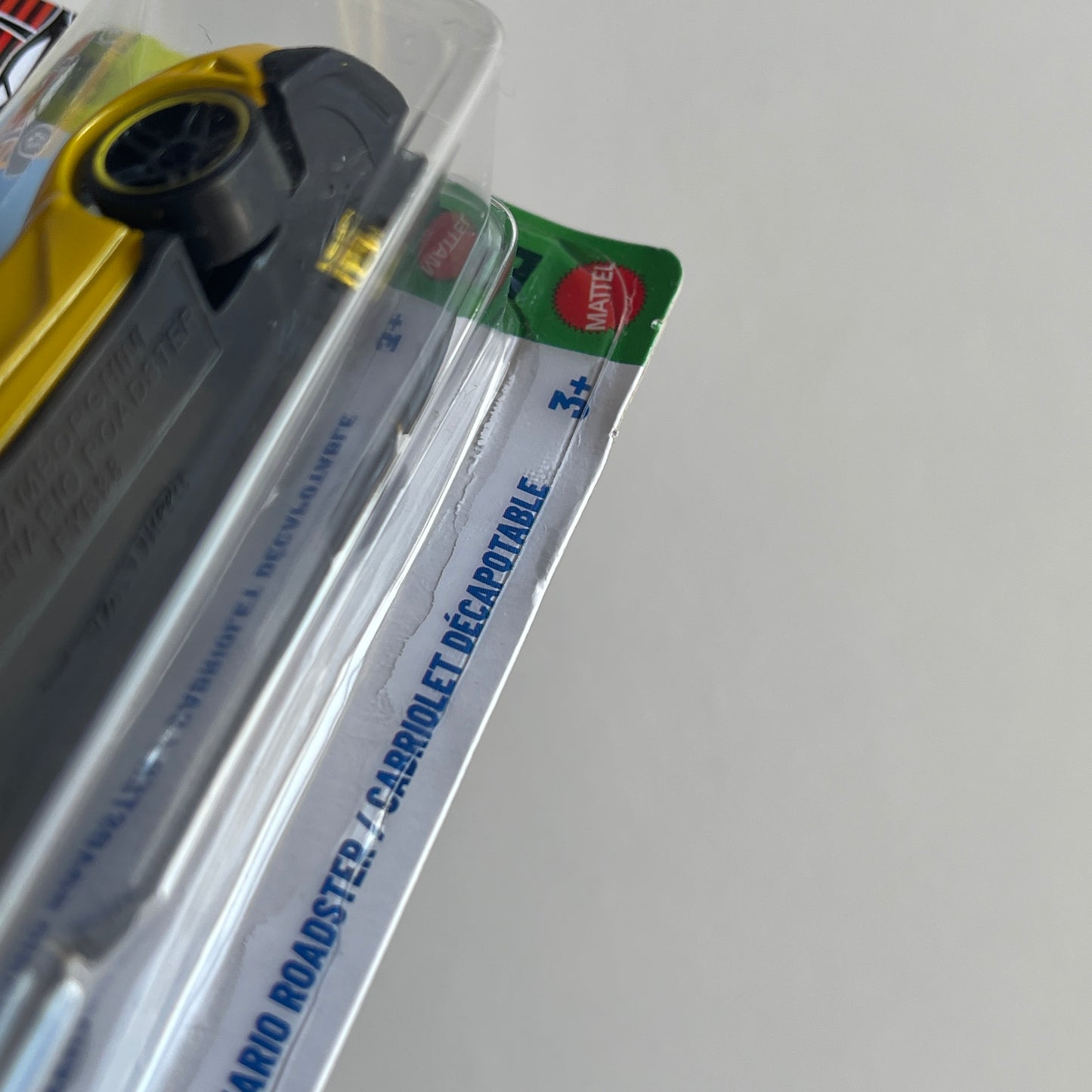 Hot Wheels '16 Lamborghini Centenario Roadster (Yellow) Short Card (Damaged) Exoticars 2/250