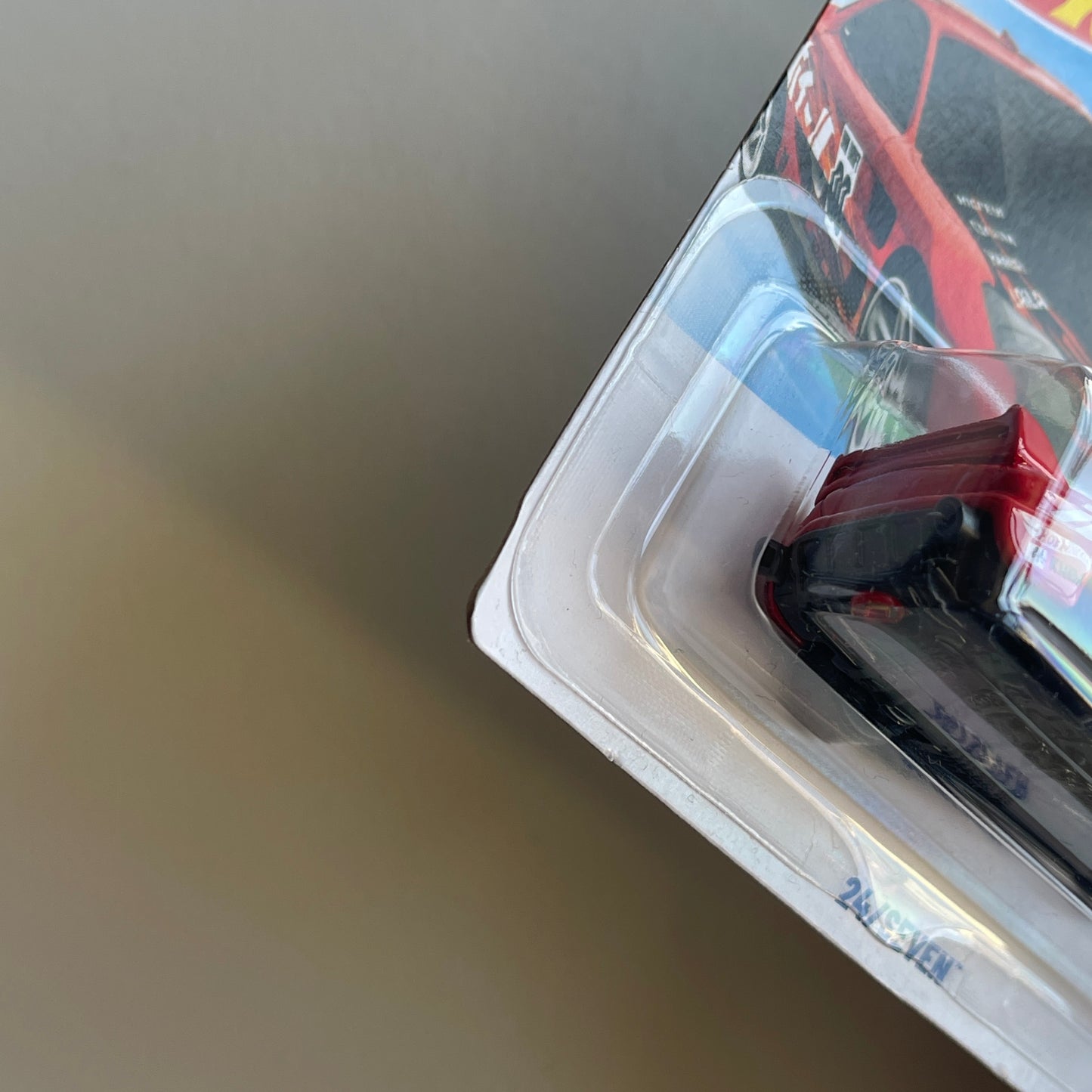 Hot Wheels 24/Seven (Red) Short Card (Damaged) Nightspeed 38/250