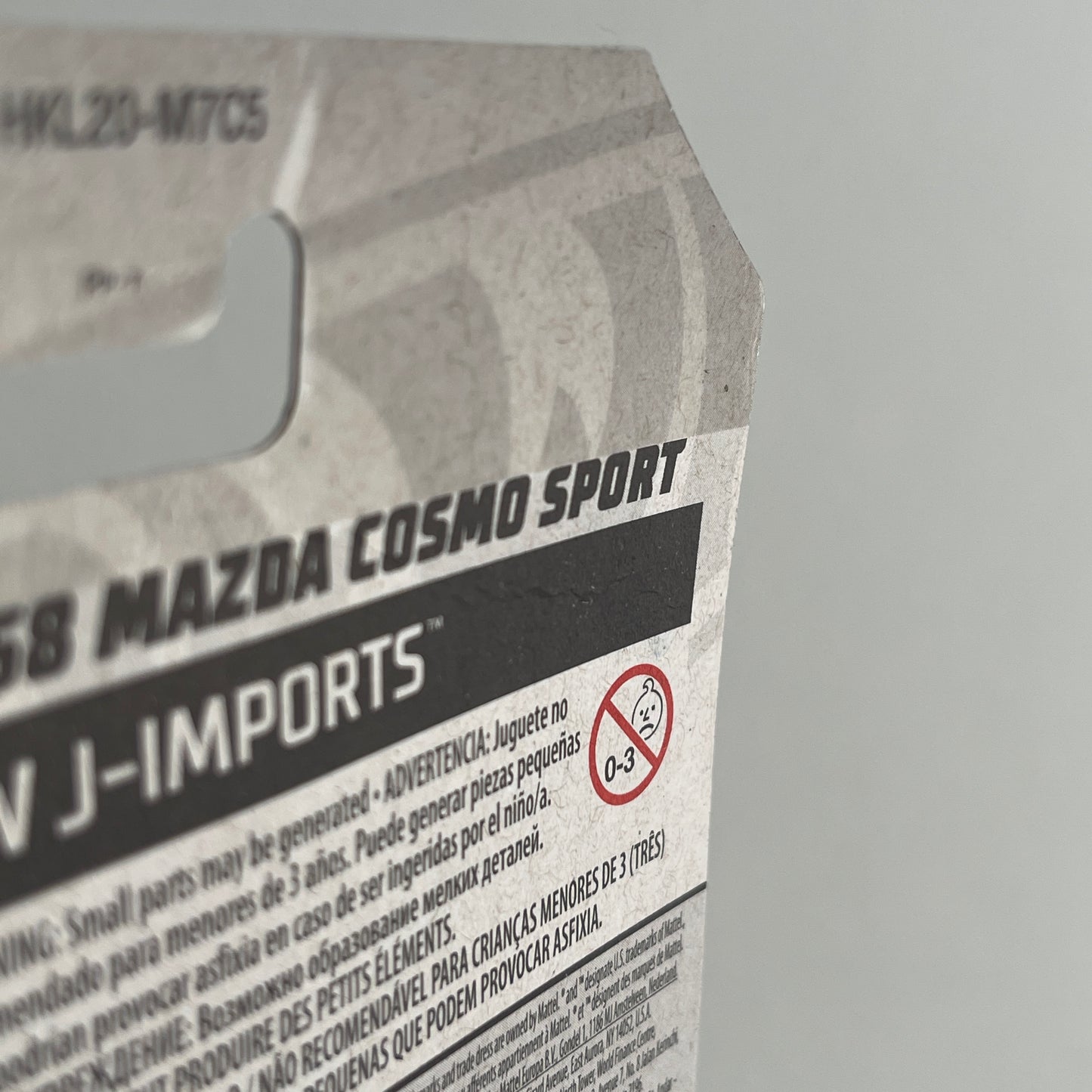 Hot Wheels STH 1968 Mazda Cosmo Sport (Orange) Long Card HW J-Imports 118/250 Super Treasure Hunt (Damaged)