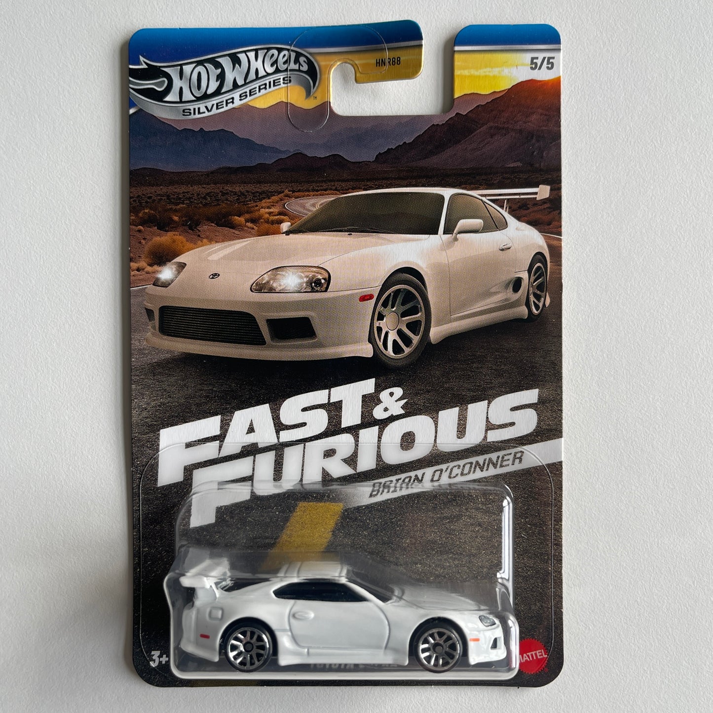Hot Wheels 2025 Fast & Furious Brian O'Conner Toyota Supra (White)