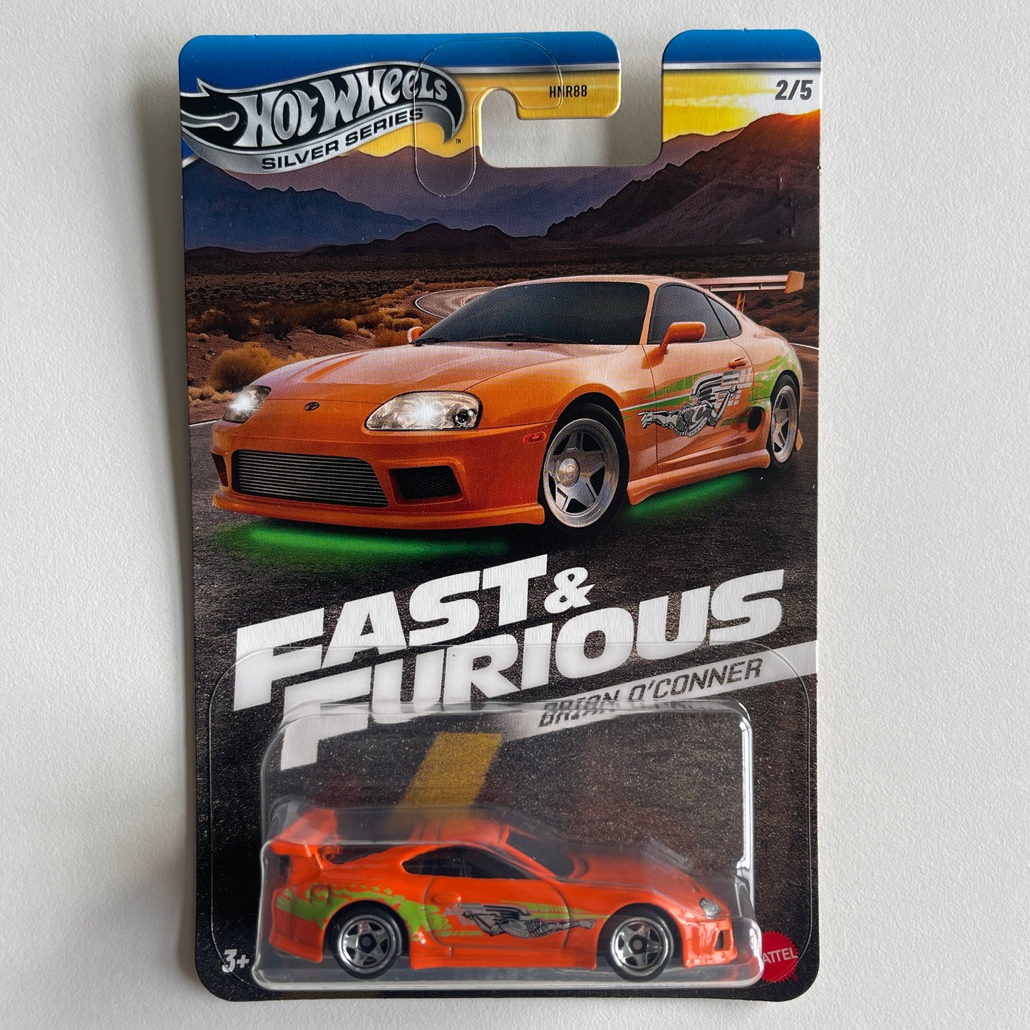 Hot Wheels 2025 Fast & Furious Brian O'Conner Toyota Supra (Orange)