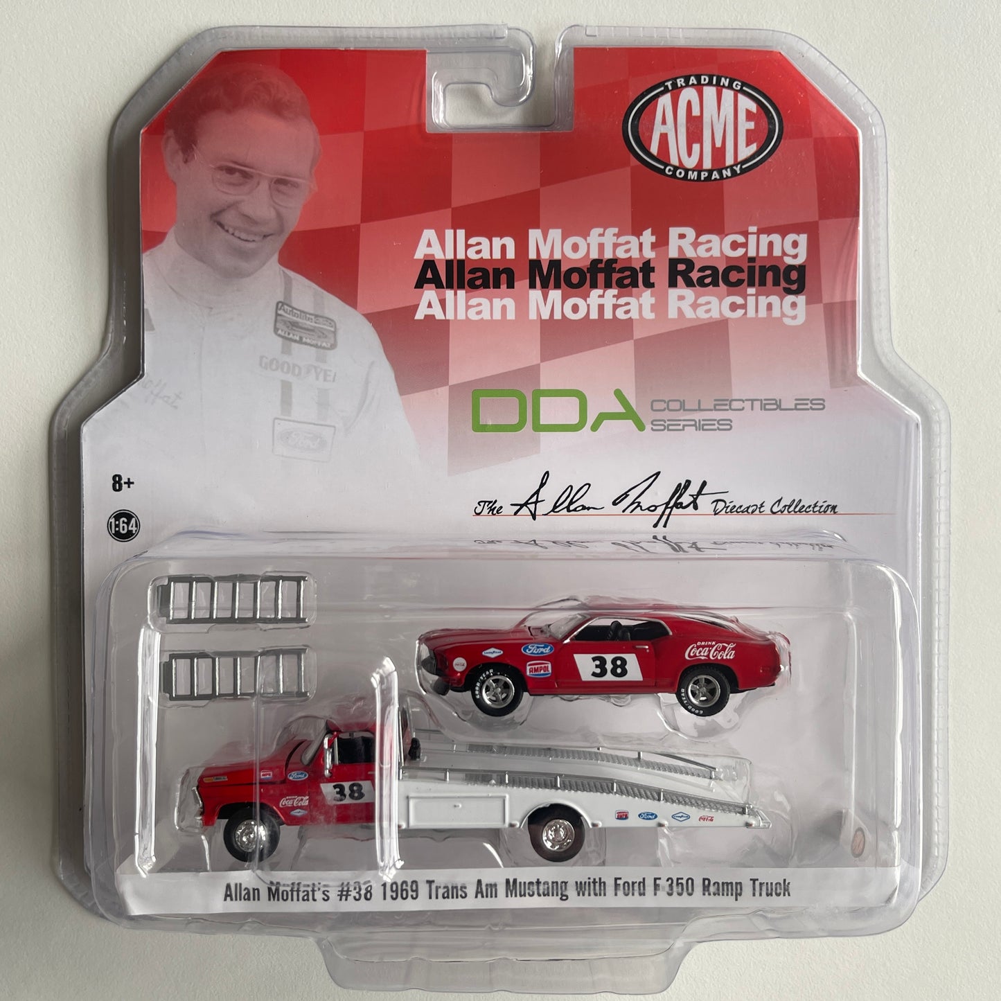 ACME 1969 Allan Moffat's #38 1969 Trans Am Mustang with Ford F-350 Ramp Truck