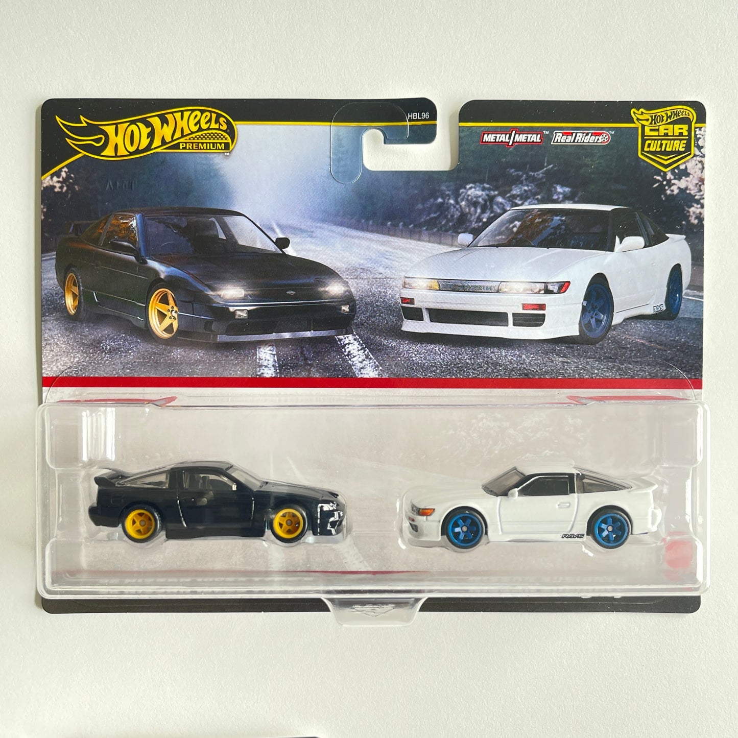 Hot Wheels 2 Twin Pack '96 Nissan 180SX Type X - Nissan SilEighty