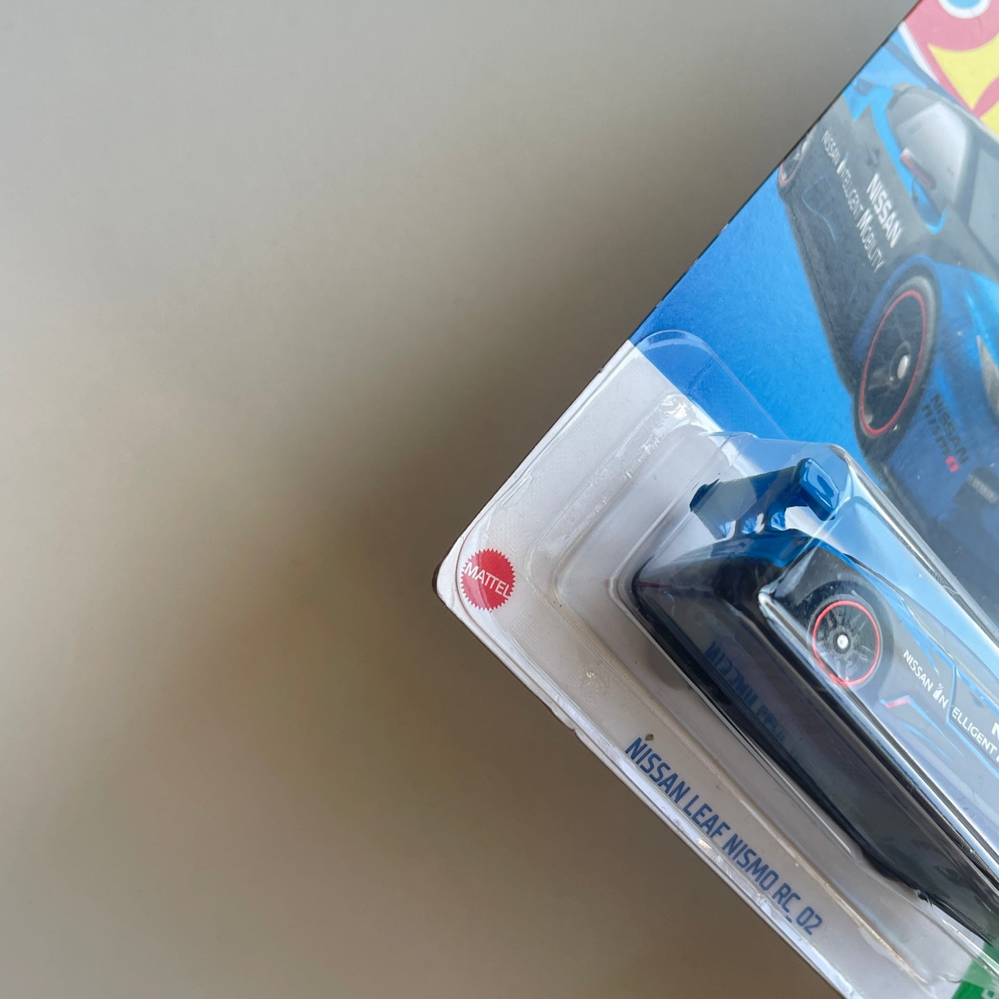 Hot Wheels Nissan Leaf Nismo RC_02 (Blue) Long Card (Damaged) HW Green Speed 100/250