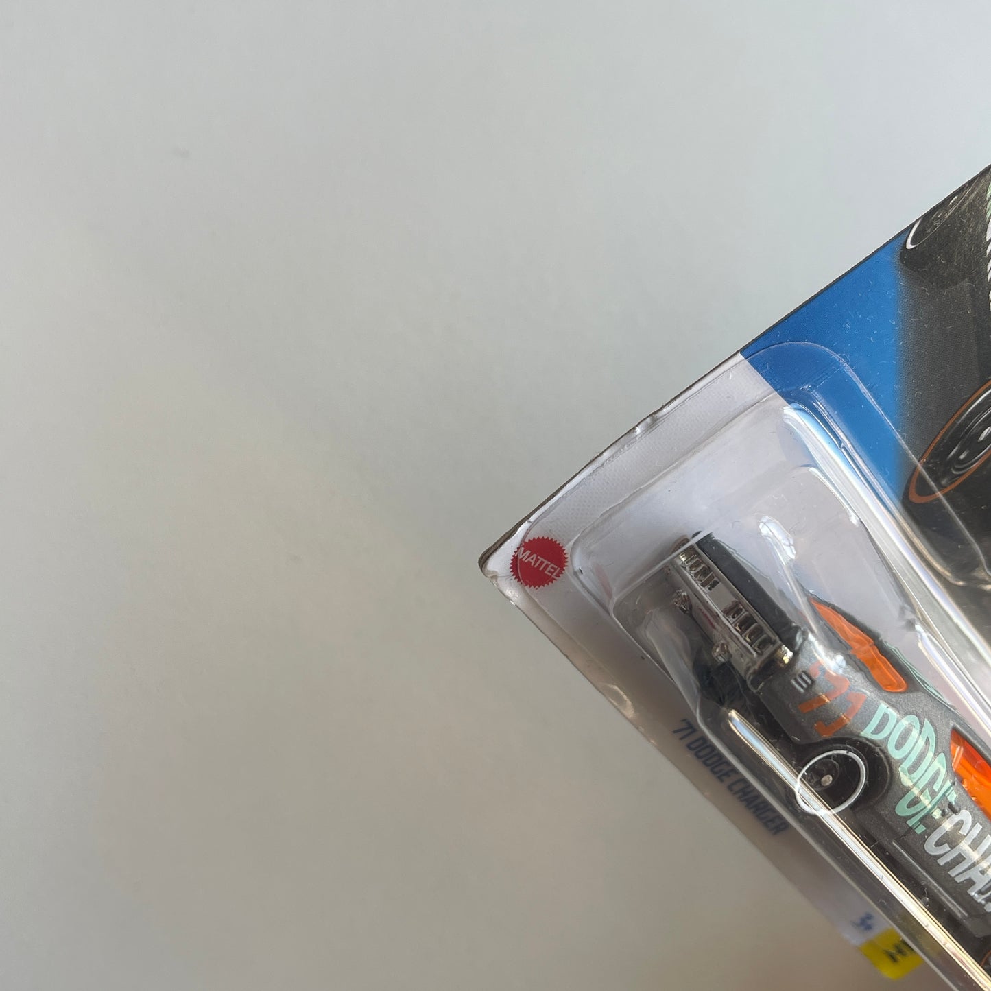 Hot Wheels '71 Dodge Charger (Gray) Long Card (Damaged) HW Art Cars 109/250