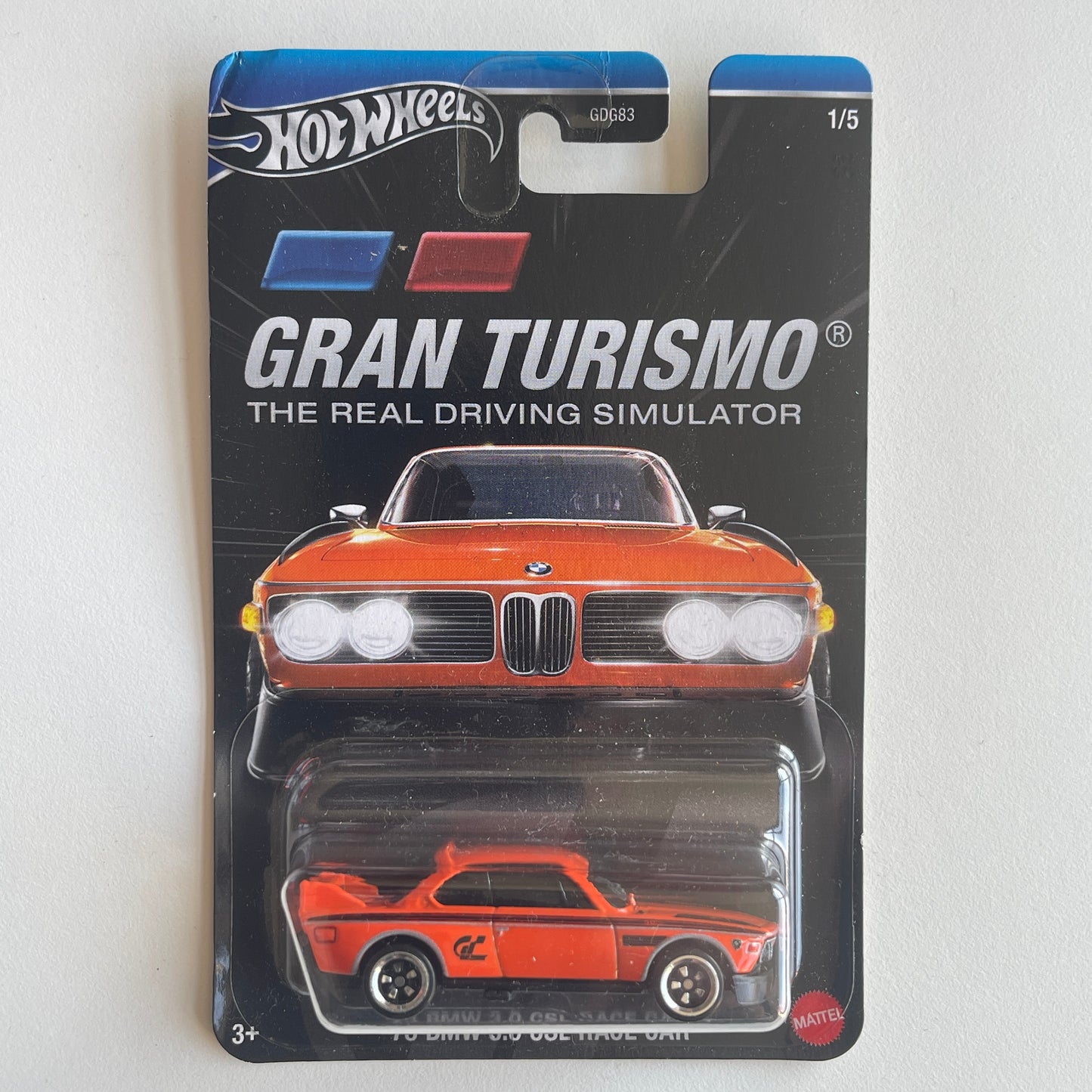 Hot Wheels 2024 Gran Turismo Series '73 BMW 3.0 CSL Race Car (Damaged)