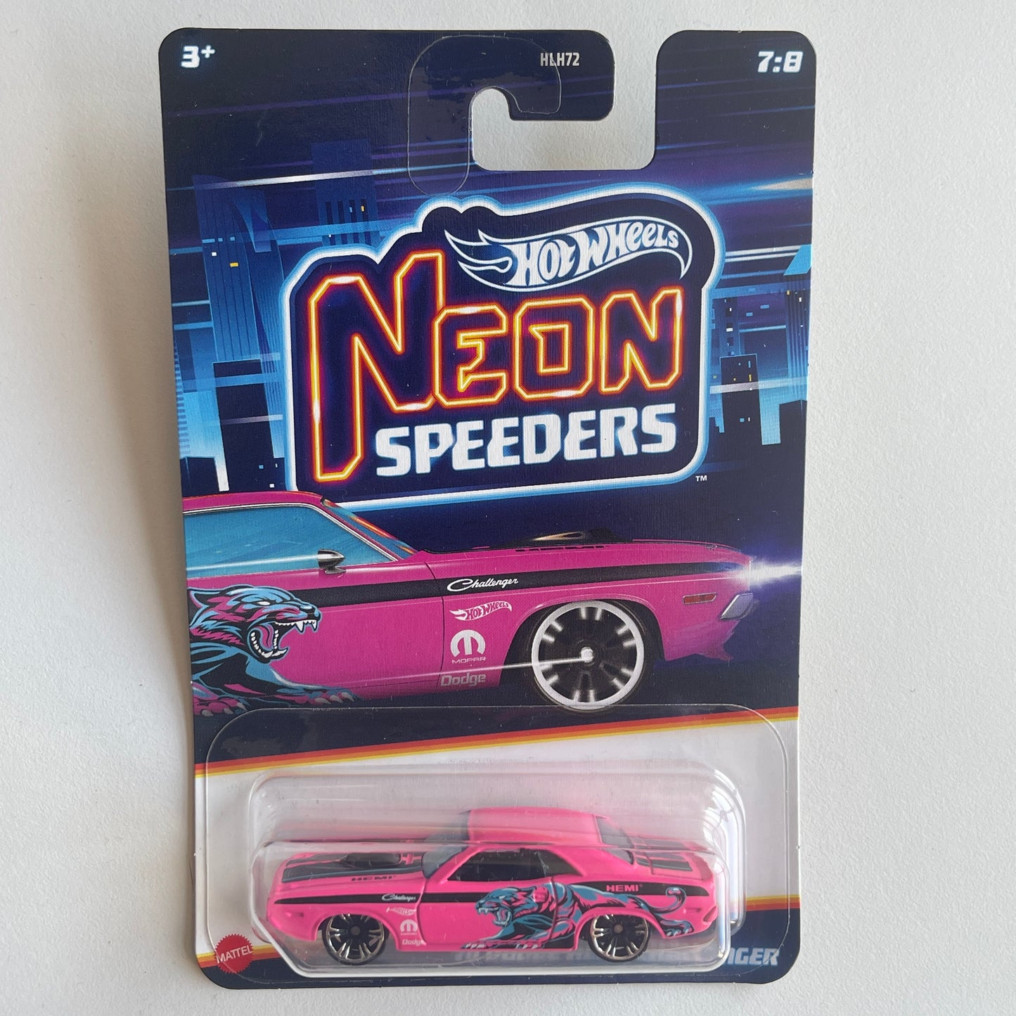 Hot Wheels Neon Speeders '70 Dodge Hemi Challenger (Error)