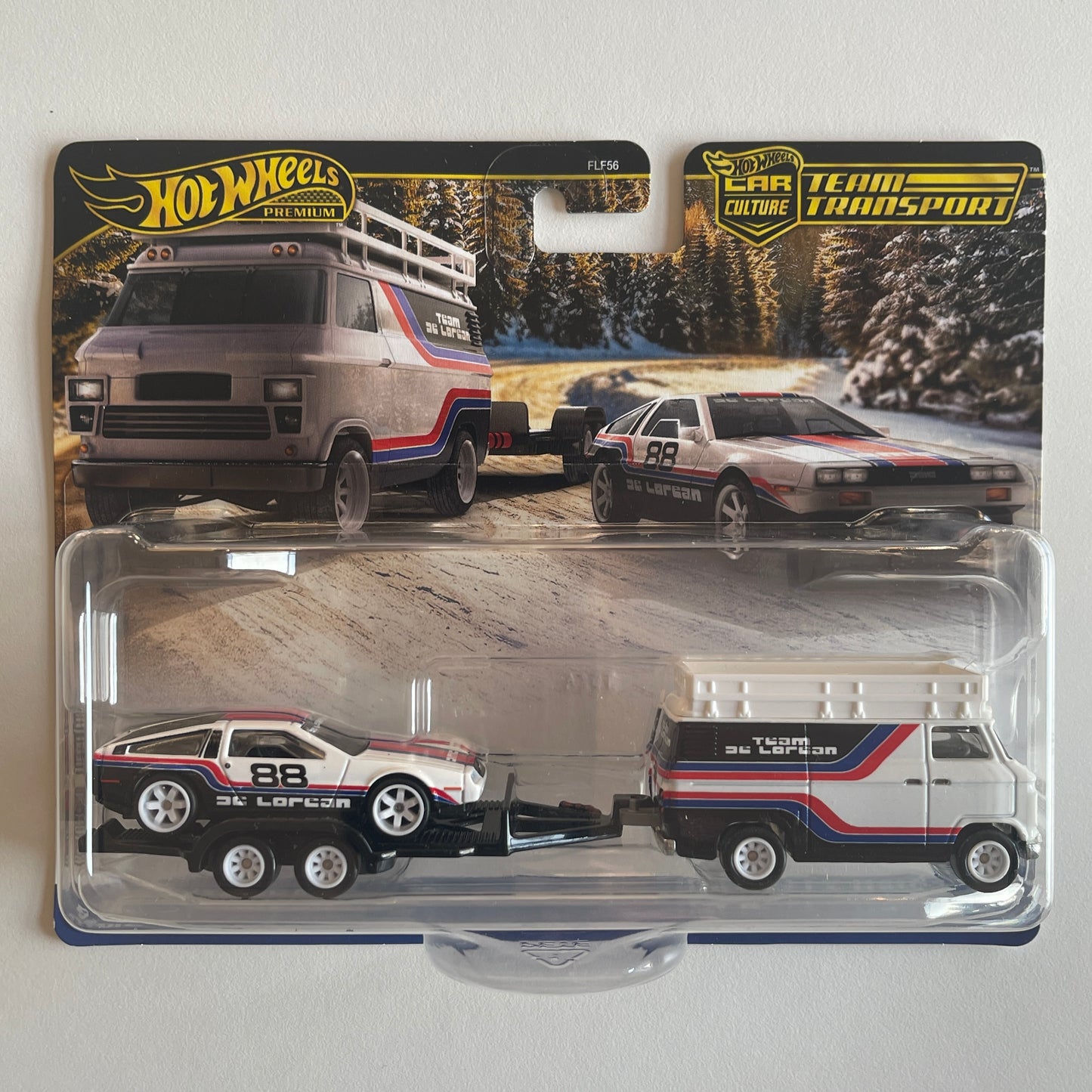 Hot Wheels Team Transport #78 DMC DeLorean (Damaged)