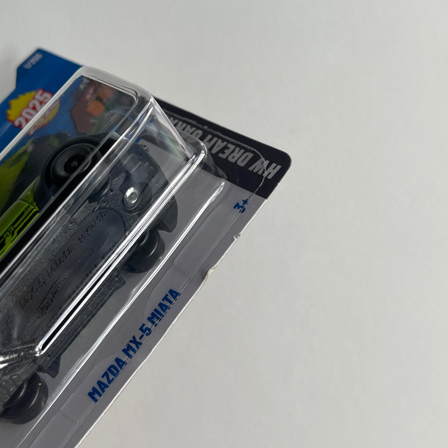 Hot Wheels Legends Mazda MX-5 Miata (Green) Short Card (Damaged) HW Dream Garage 1/250