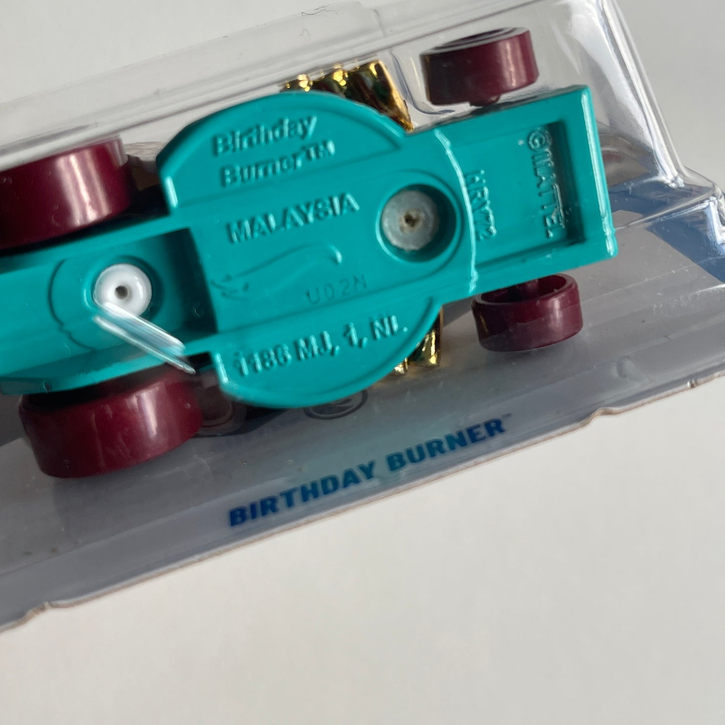 Hot Wheels Birthday Burner (Brown/White) Short Card HW Celebration Racers 143/250 Treasure Hunt