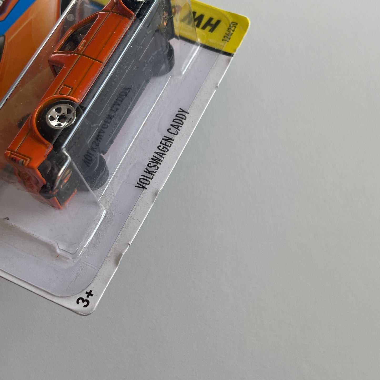 Hot Wheels Volkswagen Caddy (Orange) Short Card (Damaged) HW Off-Road 124/250