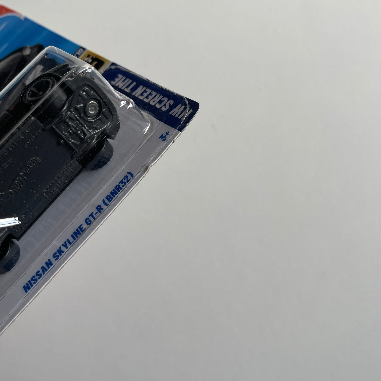 Hot Wheels Fast & Furious Nissan Skyline GT-R (BNR32) (Black) Long Card (Damaged) HW Screen Time 4/250