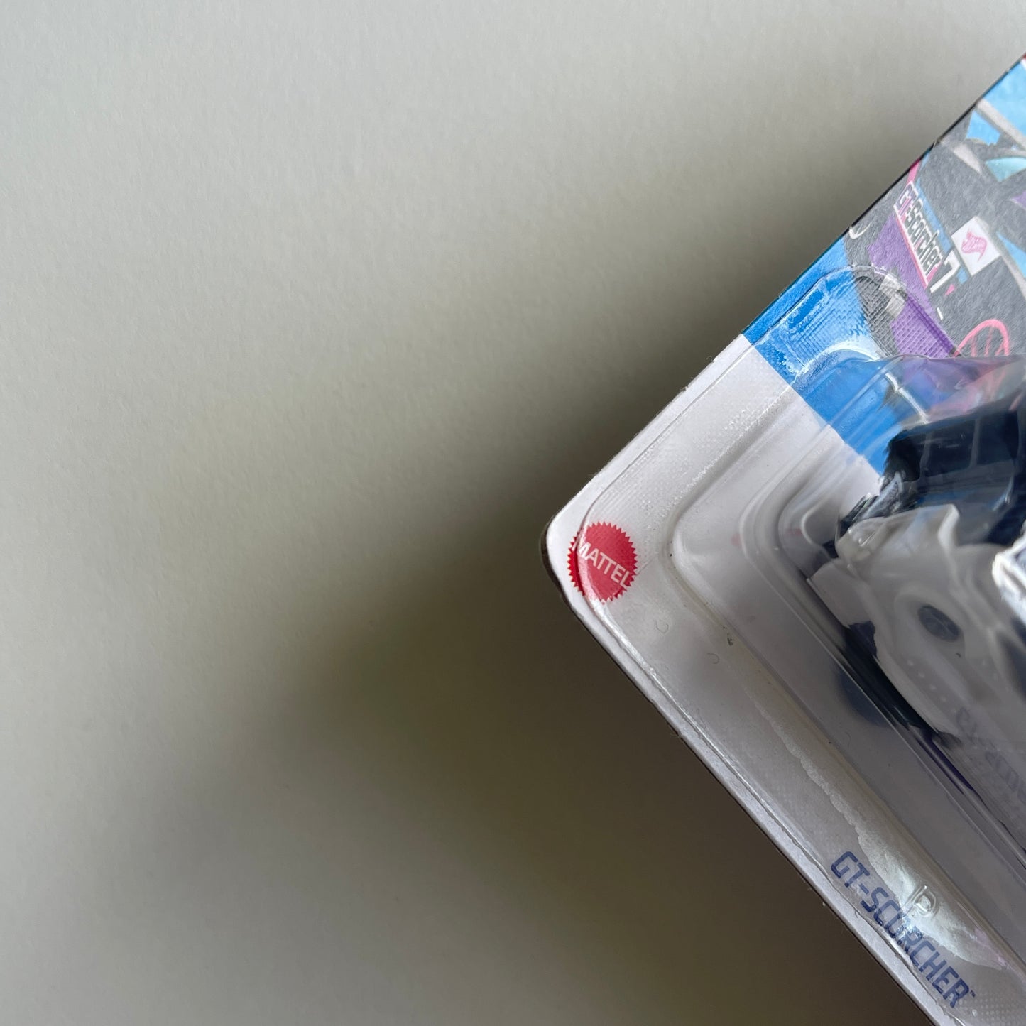 Hot Wheels Netflix GT-Scorcher (Black/Purple) Short Card Hot (Damaged) Wheels Let's Race 89/250