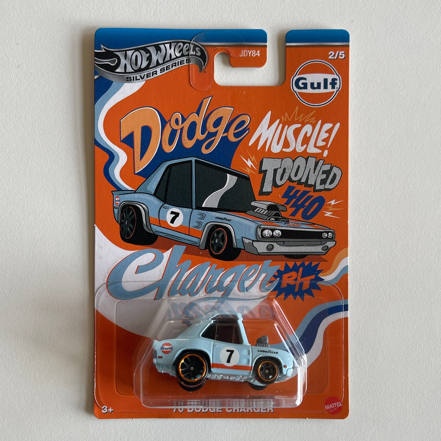 Hot Wheels Noppo Gulf Racing '70 Dodge Charger