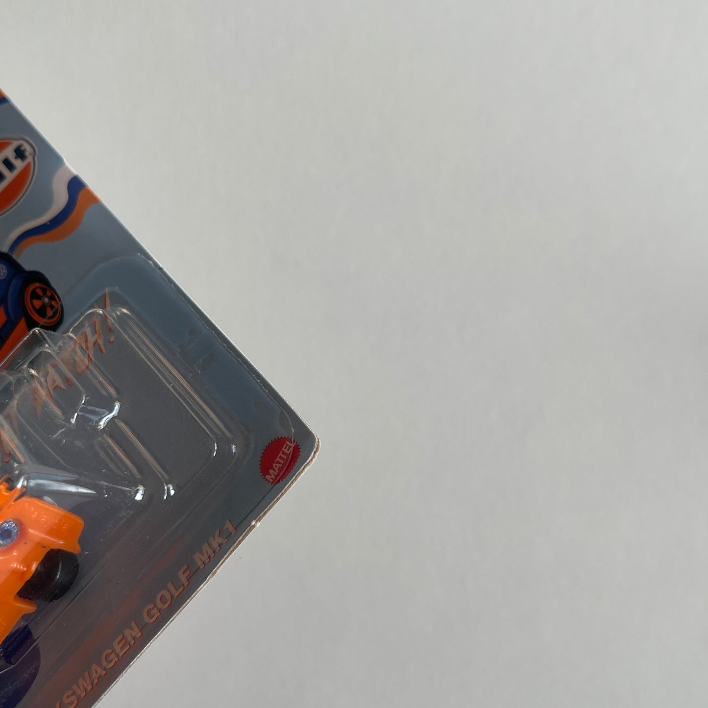 Hot Wheels Noppo Gulf Racing Tooned Volkswagen Golf MK1 (Damaged)
