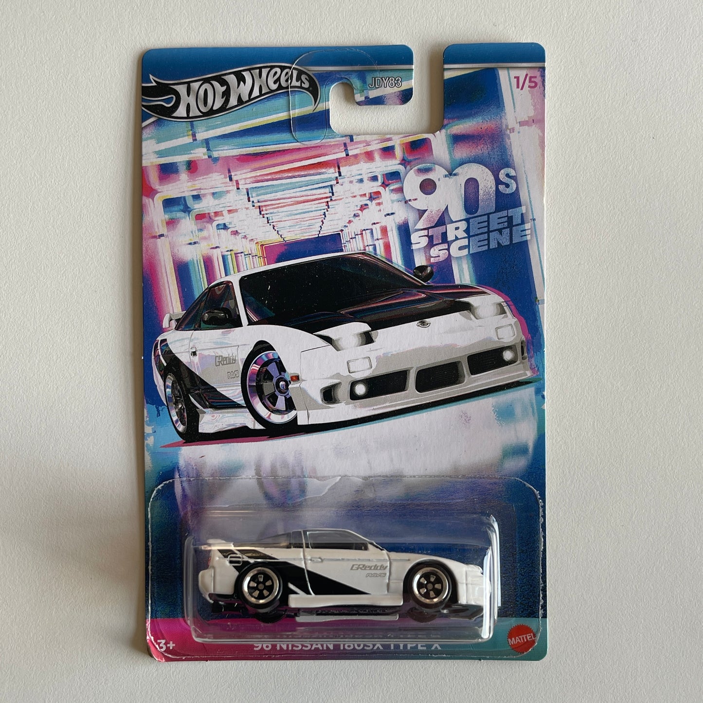 Hot Wheels 90's Street Scene '96 Nissan 180SX Type X 1/5 (Damaged)