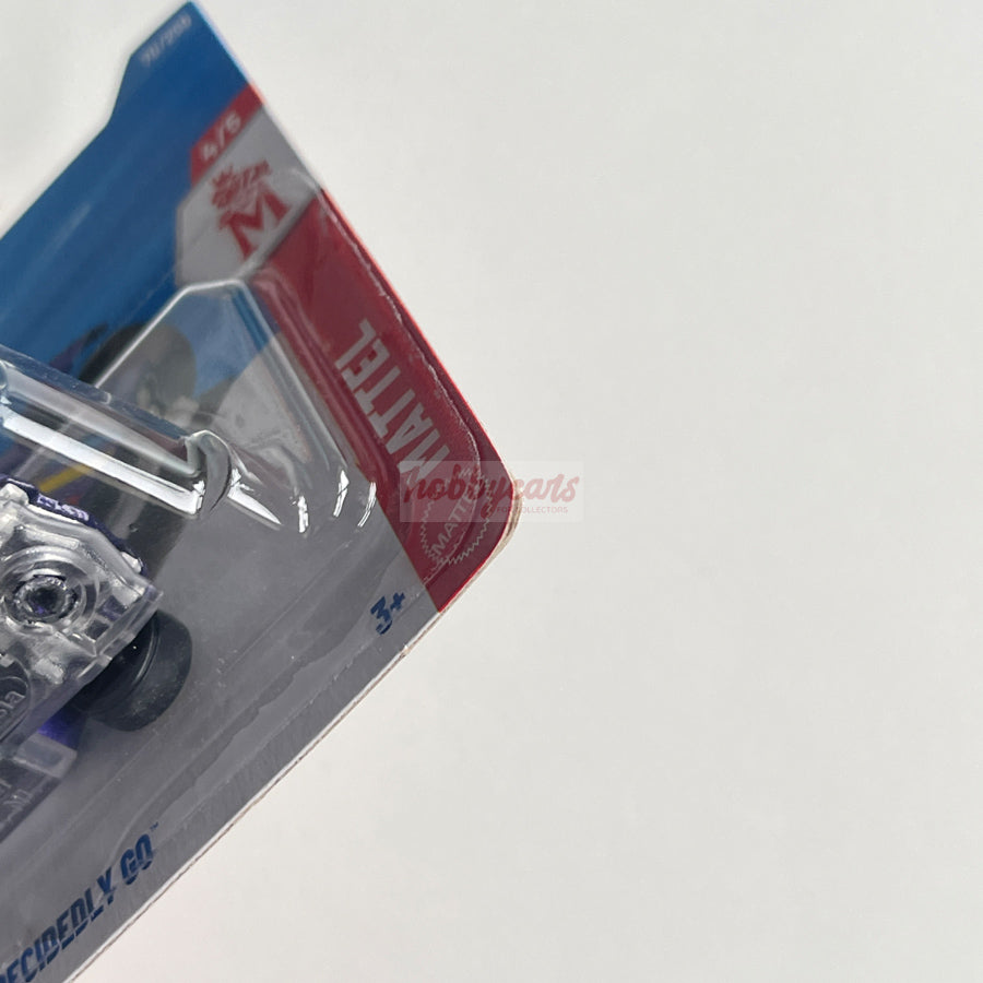 Hot Wheels Decidedly Go (Purple) Short Card (Damaged) Mattel 70/250