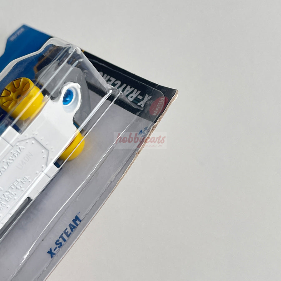 Hot Wheels X-Steam (Blue) Short Card (Damaged) X-Raycers 30/250