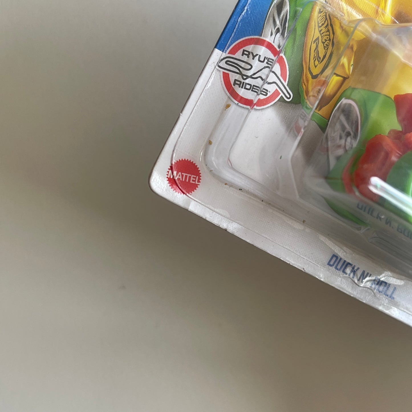 Hot Wheels Duck N' Roll (Gold) Short Card (Damaged) Street Beasts 139/250 Treasure Hunt