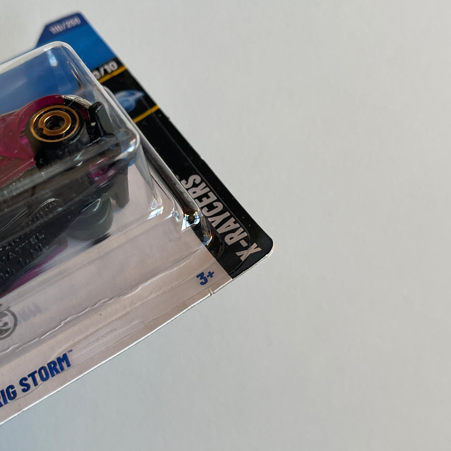 Hot Wheels Netflix Rig Storm (Purple) Short Card (Damaged) X-Raycers 110/250 Treasure Hunt