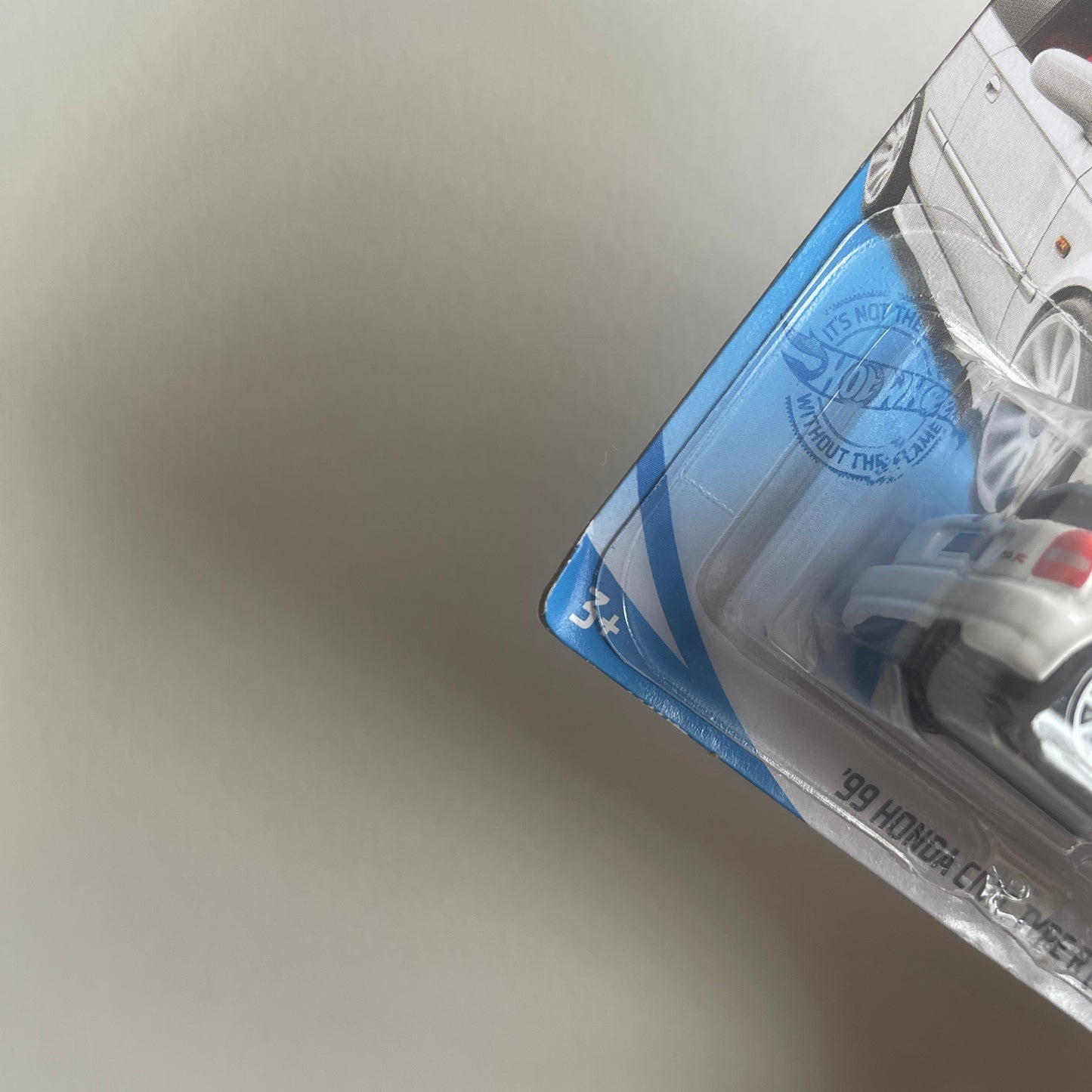 Hot Wheels Honda '99 Honda Civic Type R (EK9) (White) Short Card (Damaged) HW J-Imports 214/250