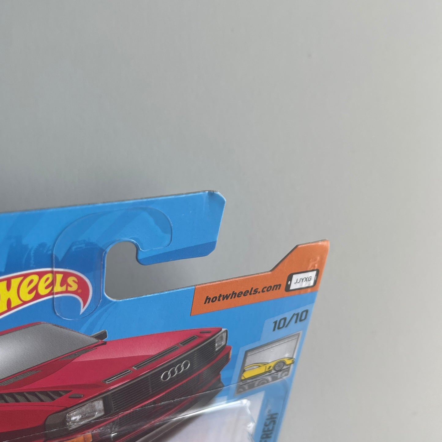 Hot Wheels '84 Audi Sport Quattro (Red) Short Card (Damaged) Factory Fresh 145/250