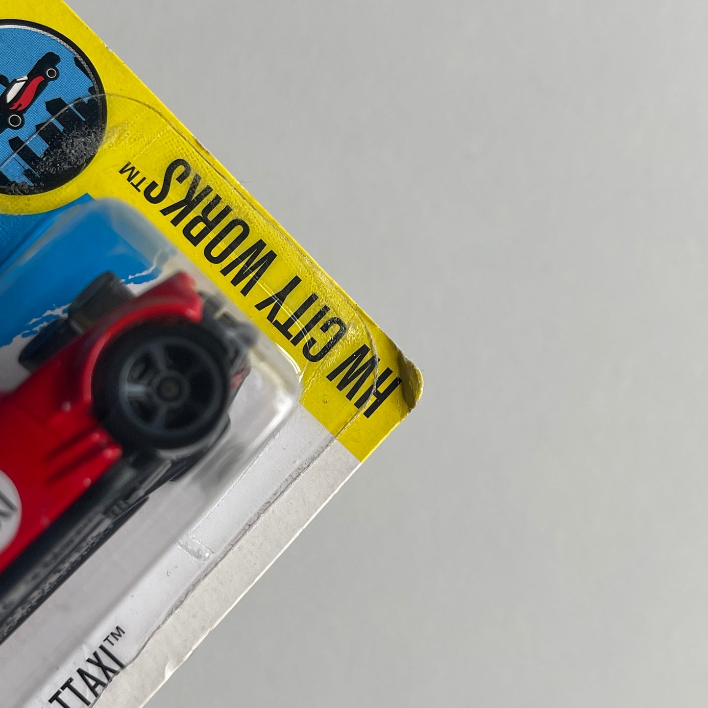 Hot Wheels Time Attaxi (Red) Short Card (Damaged) HW City Works 172/250