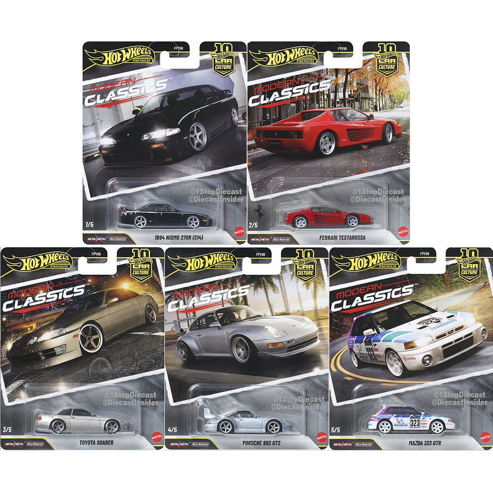 PREORDER] Hot Wheels [2026 Modern Classics] Set of 5 Cars – Hobby Cars