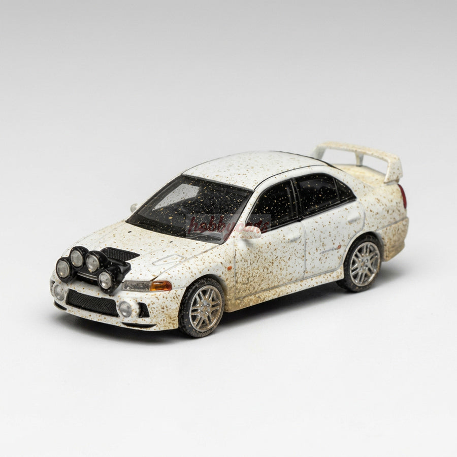 MotorHelix Mitsubishi Lancer Evolution IV GSR Customized Muddy Ver. w Rally Light