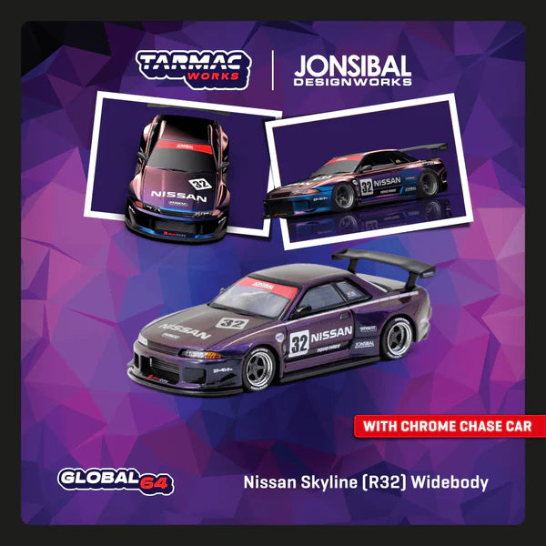 Tarmac Nissan Skyline (R32) Widebody Midnight Purple