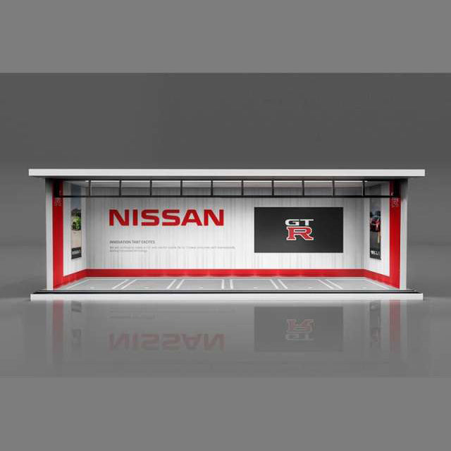 1/64 Parking Garage "Nissan" (LED)