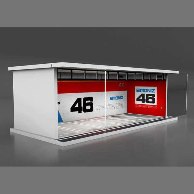 1/64 Parking Garage "BRE Datsun" (LED) v1